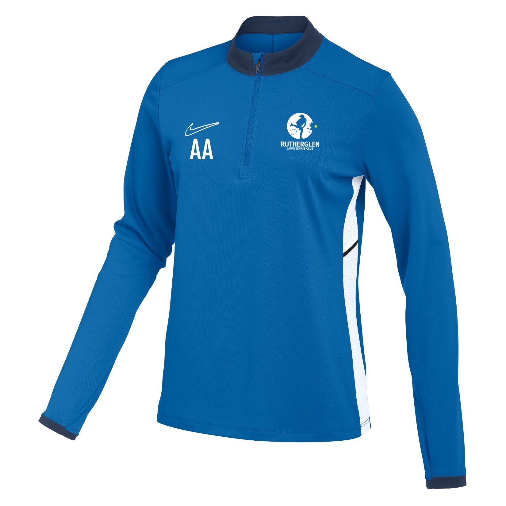 Nike Dri-FIT Academy 25 Drill Top (W) - Royal Blue/Obsidian/White