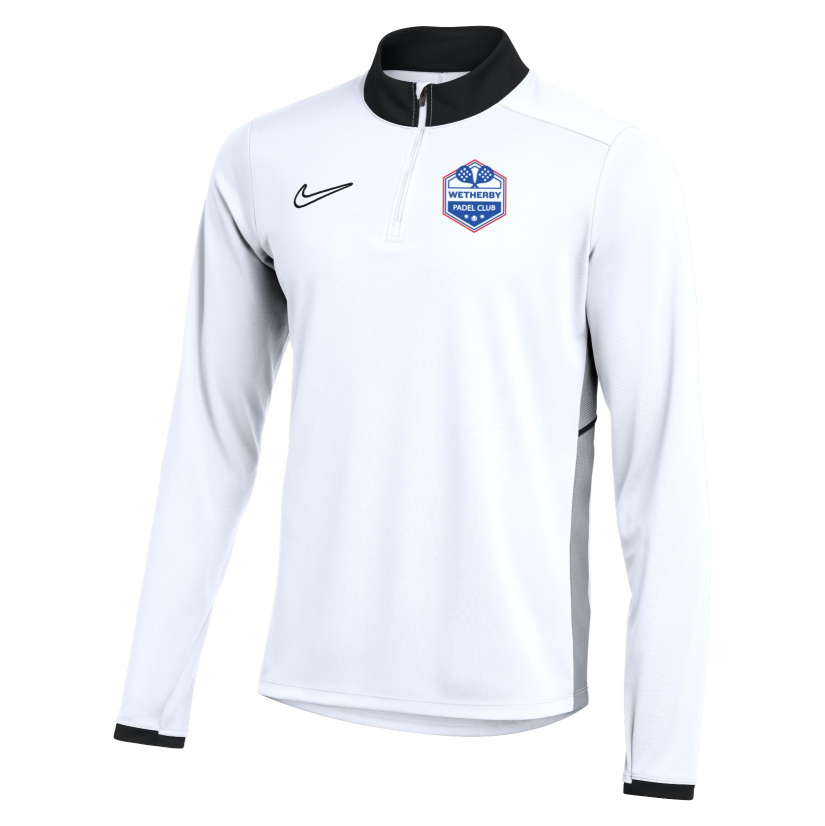 Nike Dri-FIT Academy 25 Drill Top - White/Black/Black