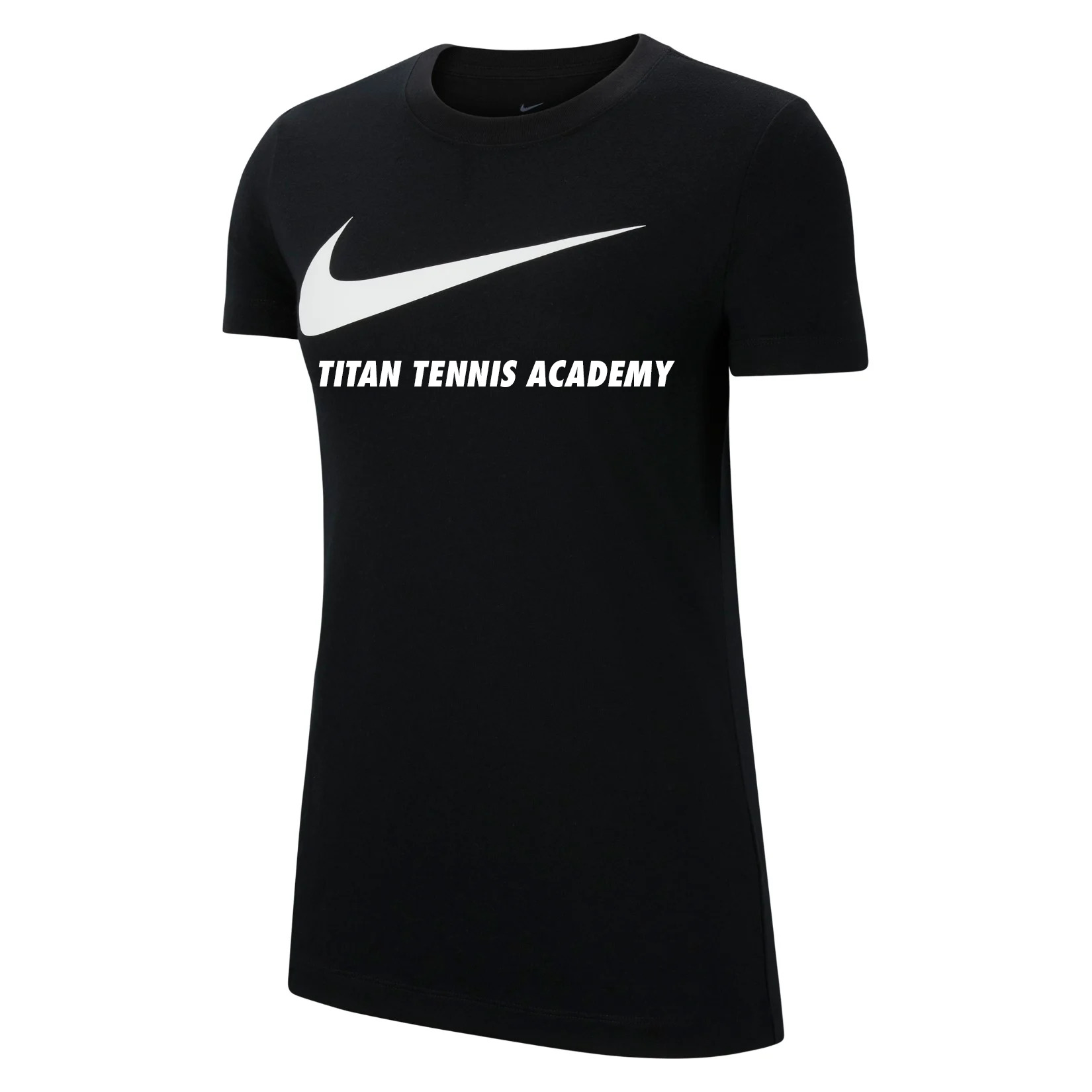 Nike Team Club 20 Swoosh Tee (W) - Black/White