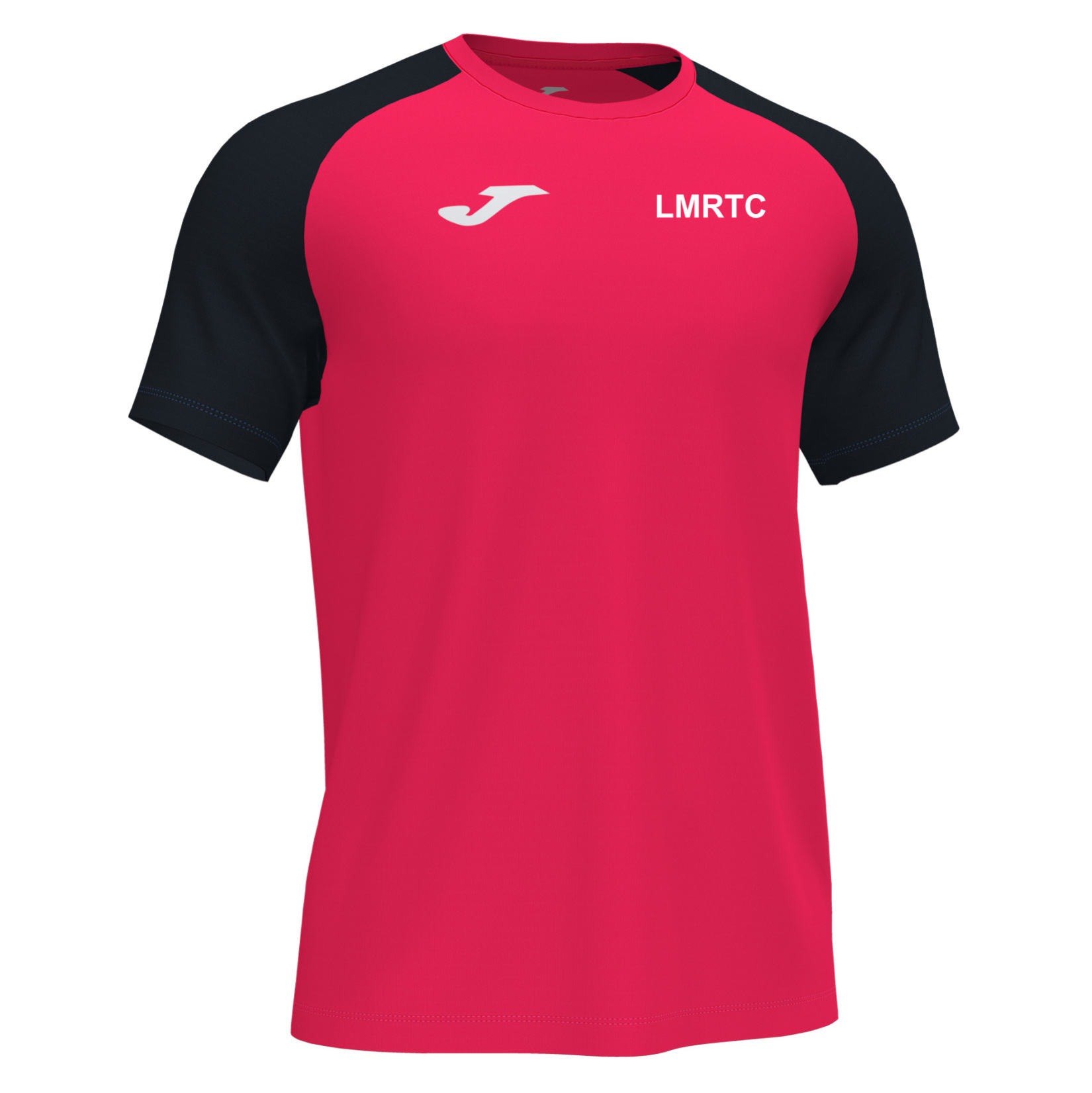 Joma Academy IV Short Sleeve Shirt (M) - Fuchsia/Black