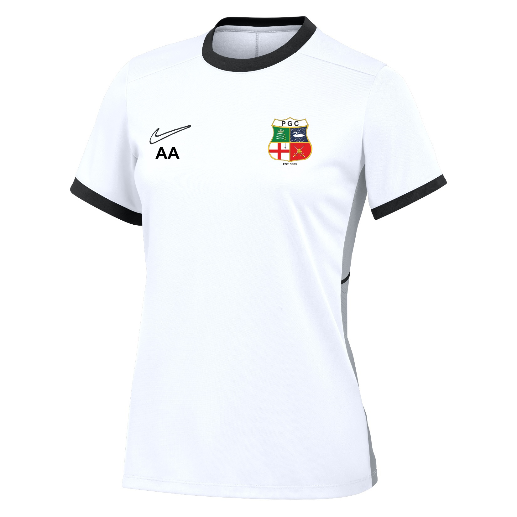 Nike Academy 25 Short-Sleeve Training Top (W) - White/Black/Black