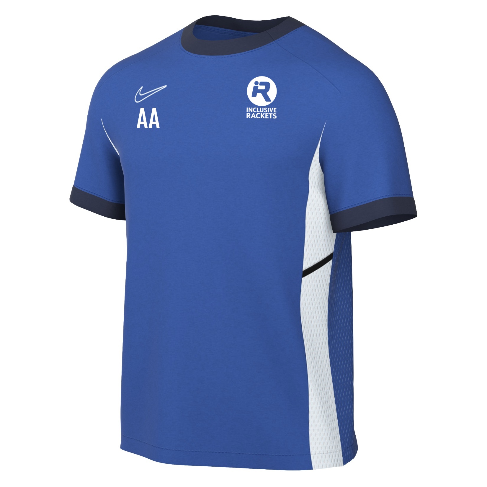 Nike Academy 25 Short-Sleeve Training Top - Royal Blue/Obsidian/White