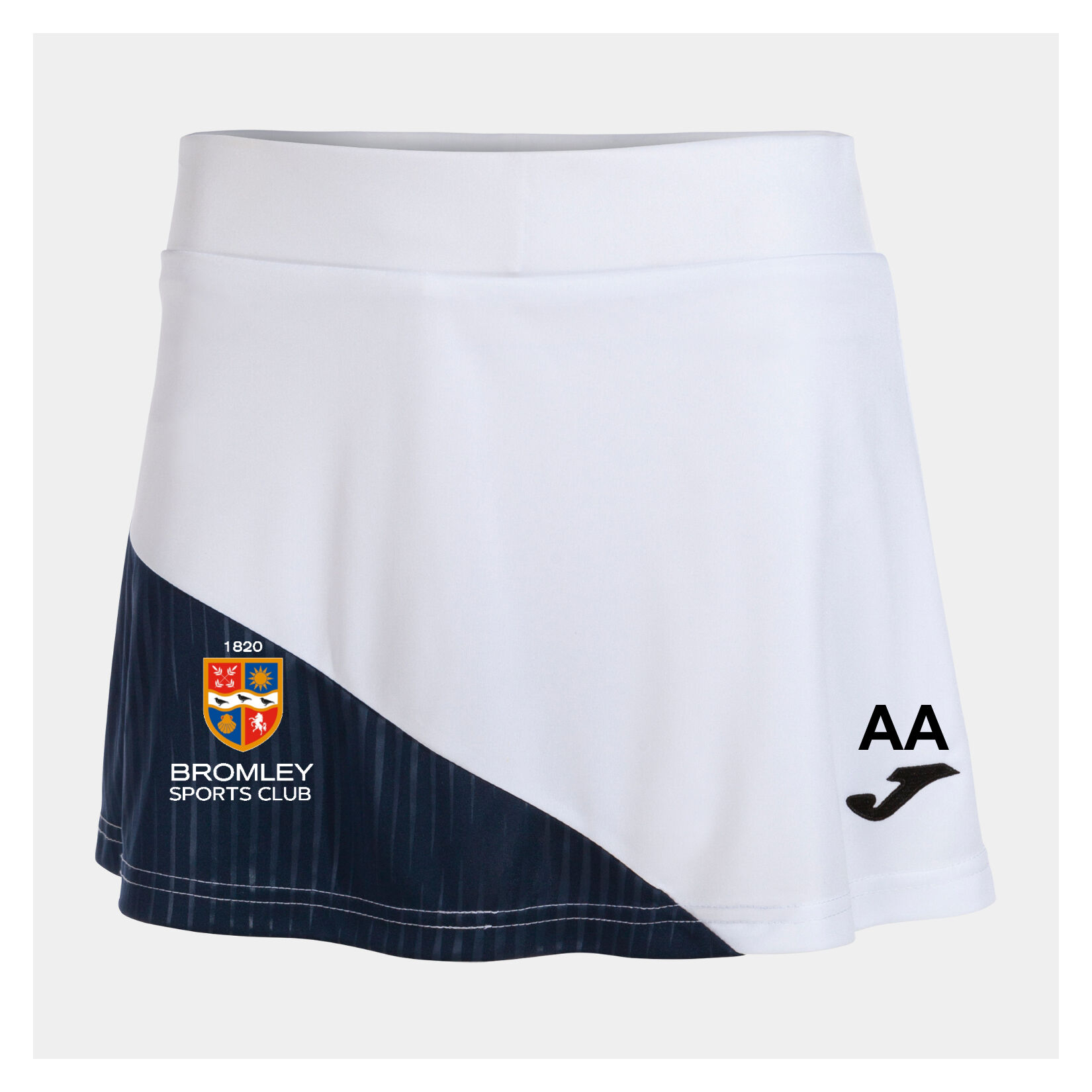 Joma Montreal Skirt - White/Dark Navy