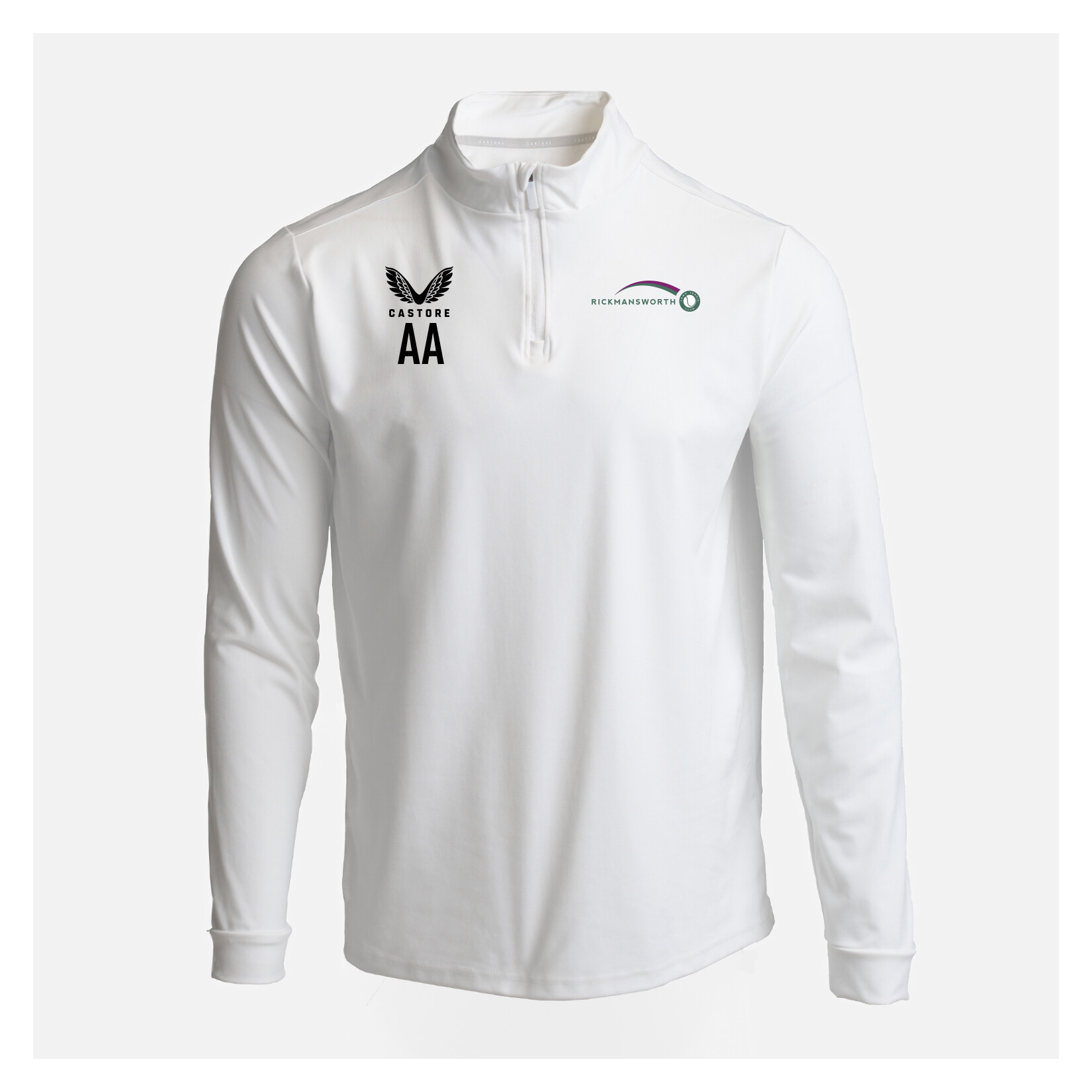 Castore Quarter Zip Midlayer - White