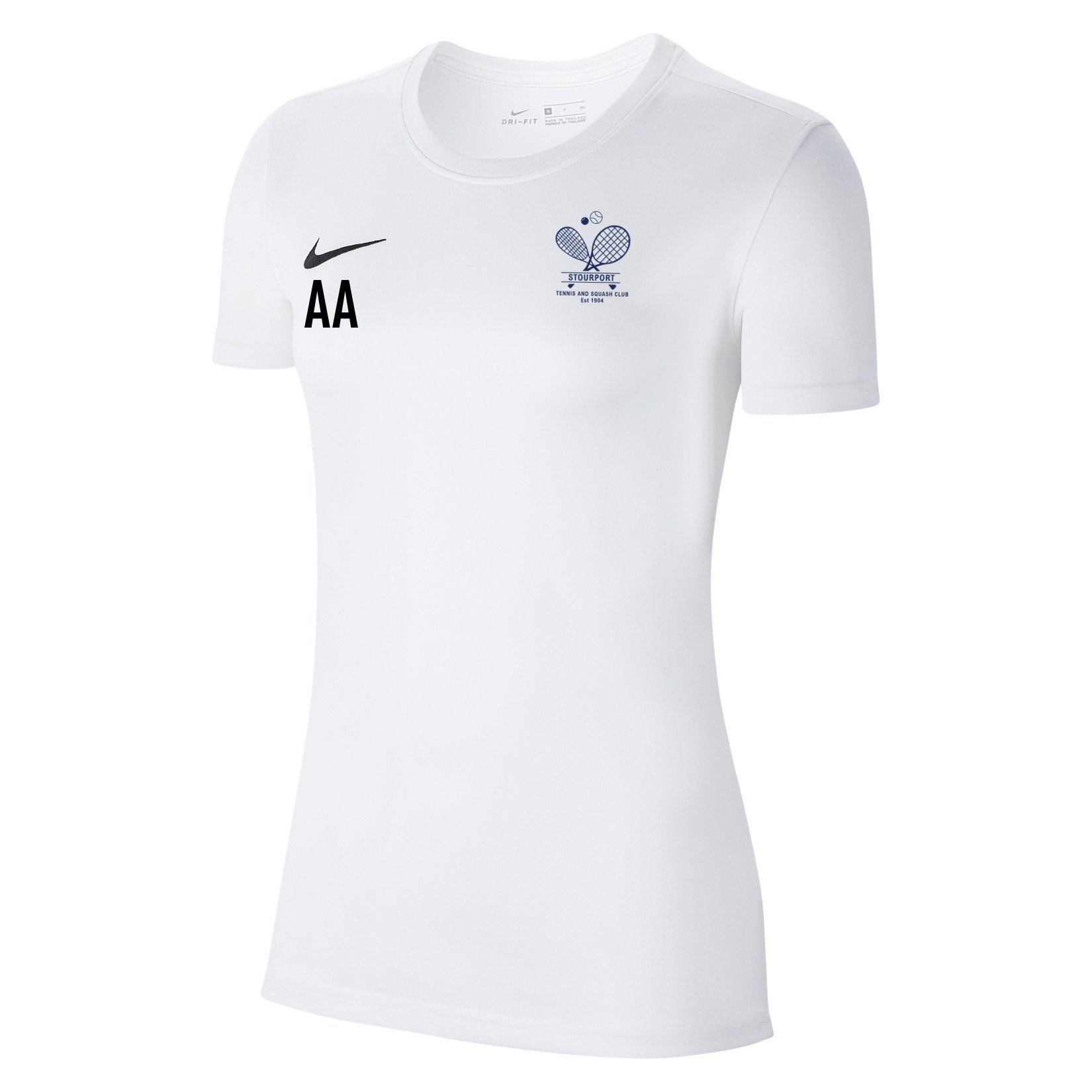 Nike Park VII Dri-FIT Womens Short Sleeve Shirt - White/Black