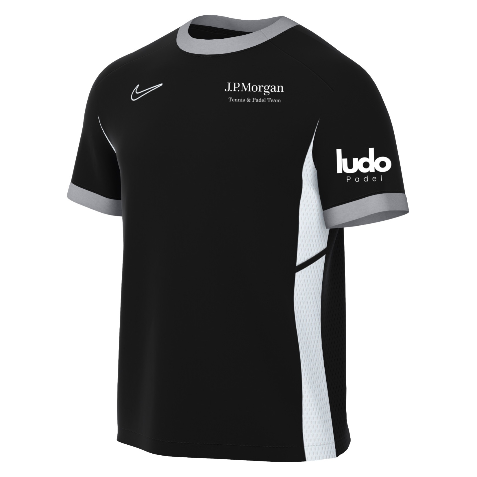 Nike Academy 25 Short-Sleeve Training Top - Black/White/White
