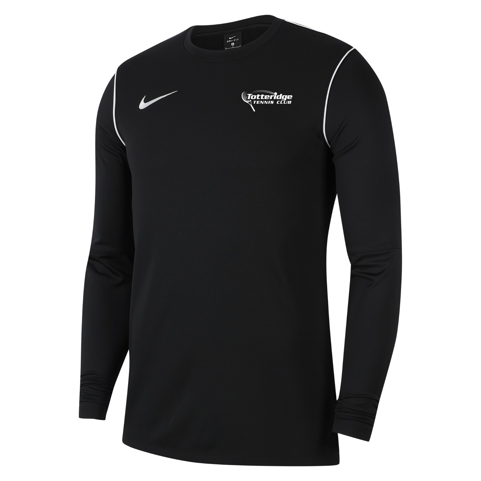 Nike Dri-FIT Park 20 Crew Top - Black/White/White