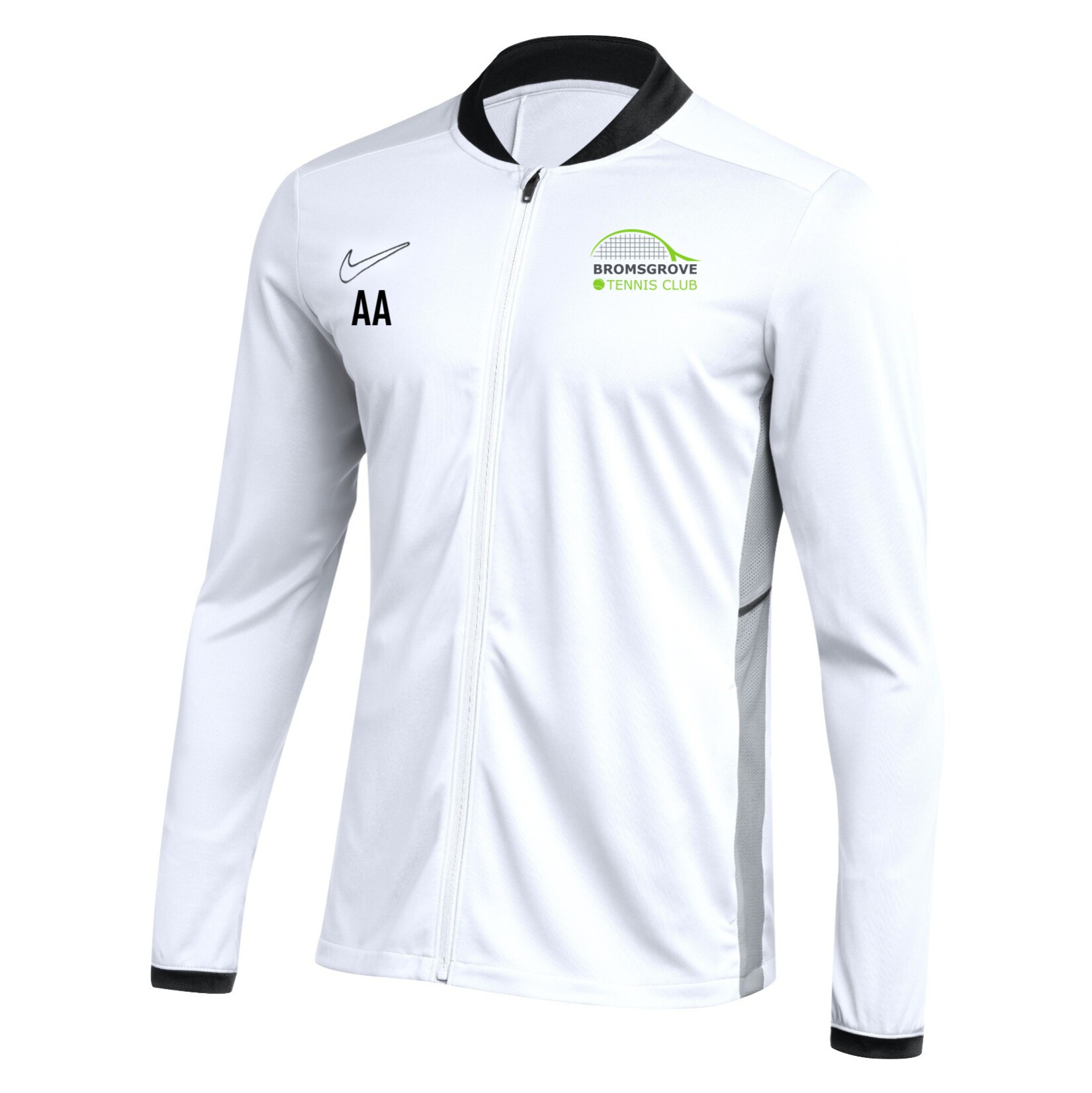 Nike Dri-FIT Academy 25 Knit Track Jacket - White/Black/Black