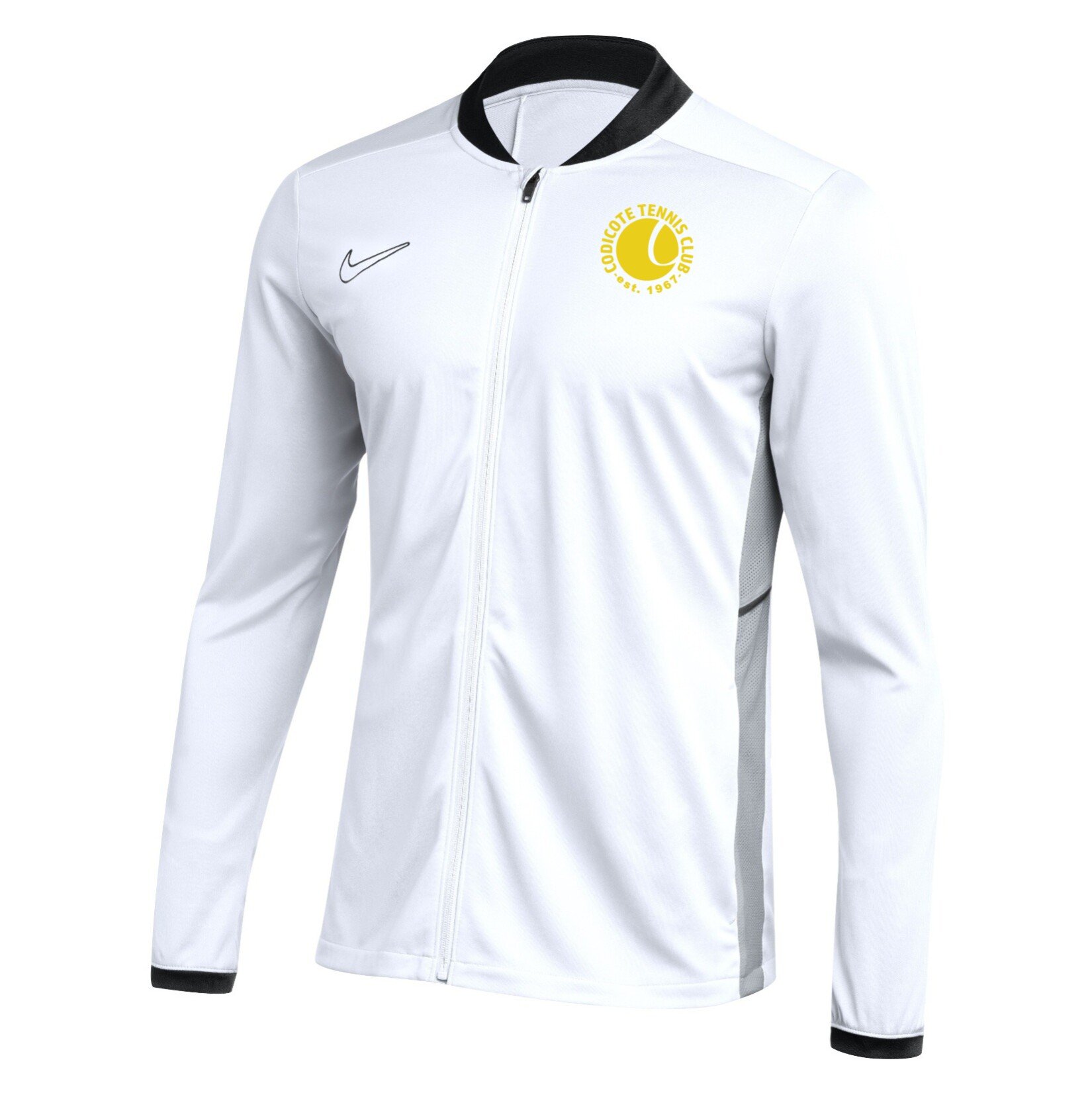 Nike Dri-FIT Academy 25 Knit Track Jacket - White/Black/Black