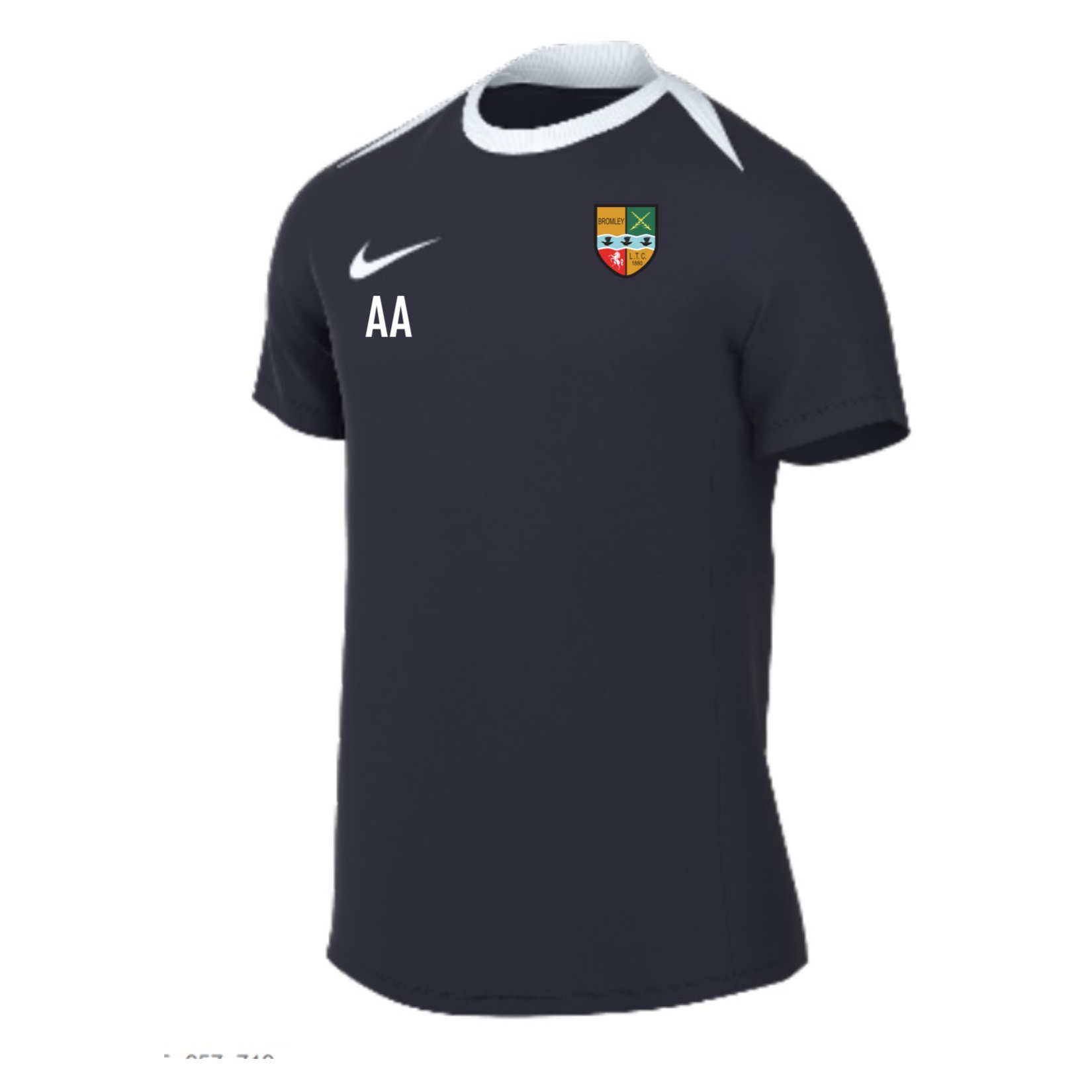 Nike Academy Pro 24 Dri-FIT Short Sleeve Top - Obsidian/White/Obsidian/White