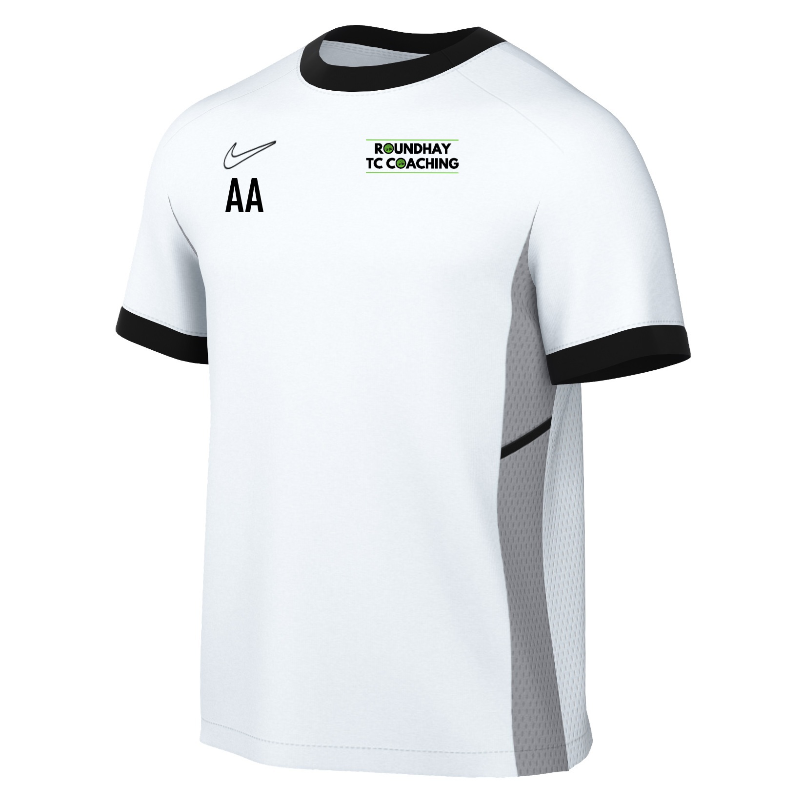 Nike Academy 25 Short-Sleeve Training Top - White/Black/Black
