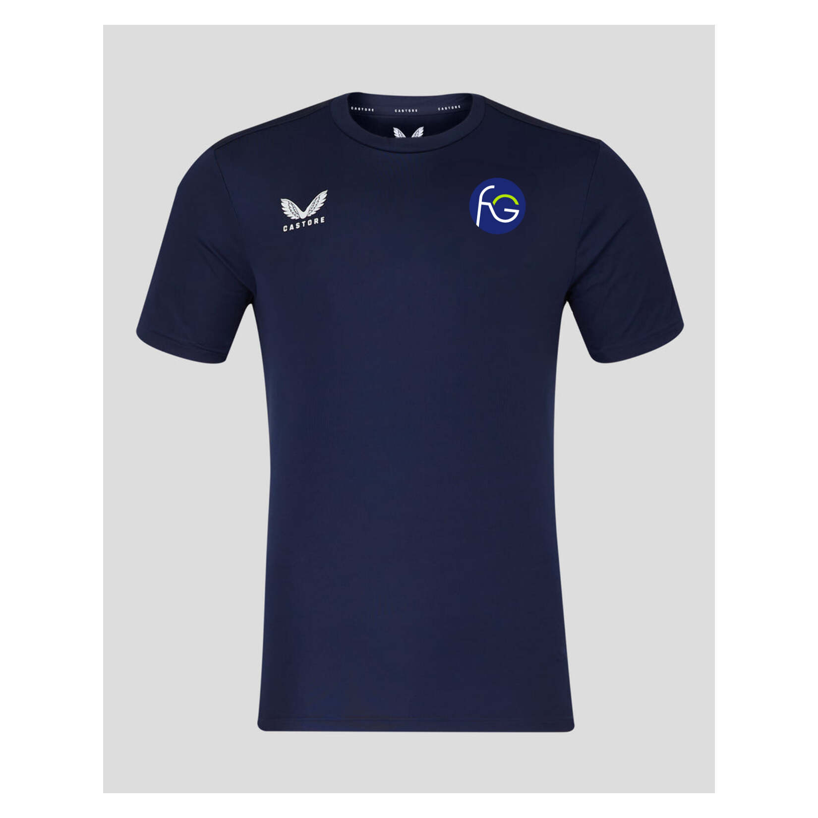 Castore Short Sleeve Training T-Shirt - Navy/White