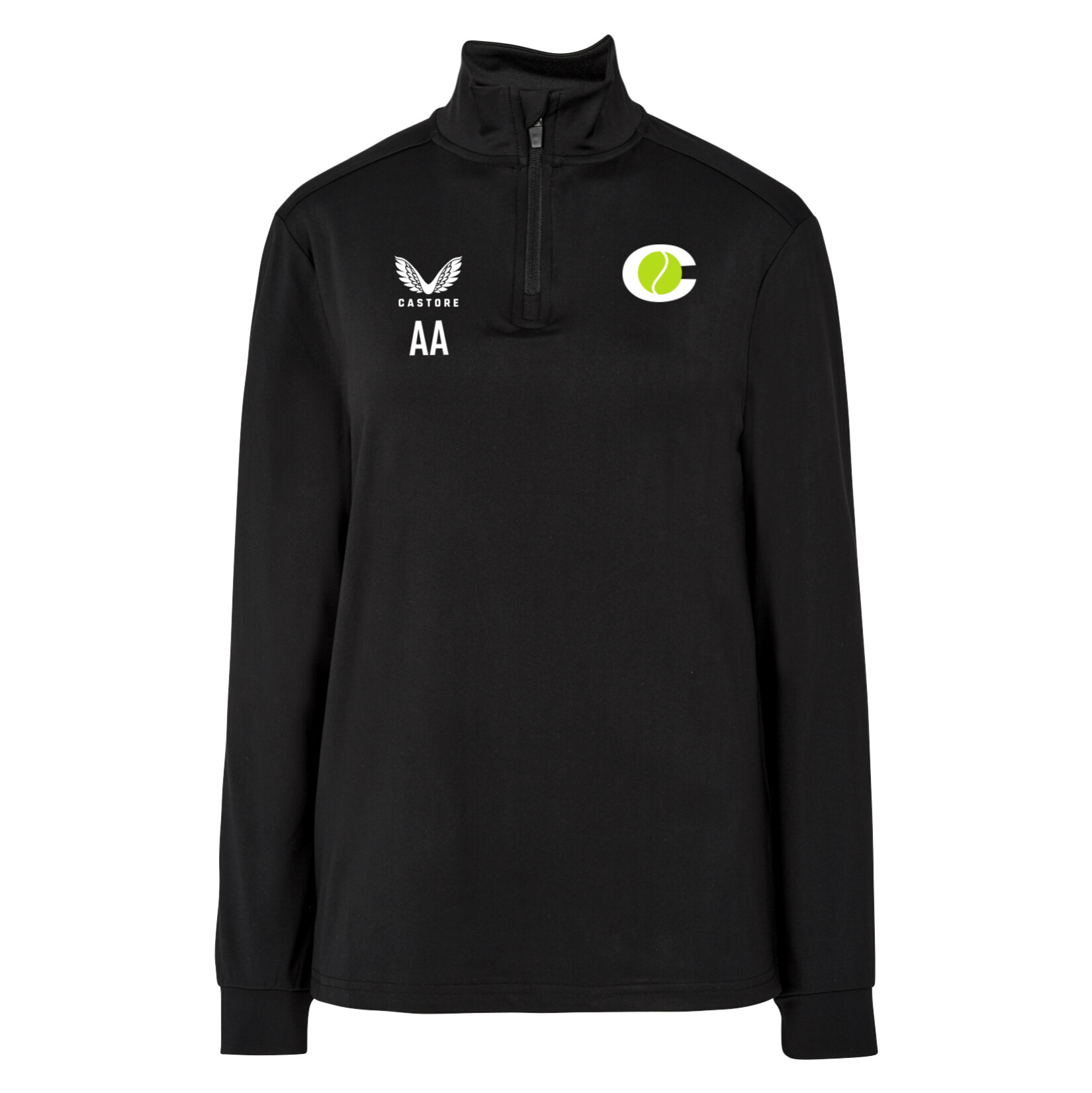Castore Quarter Zip Midlayer (W) - Black