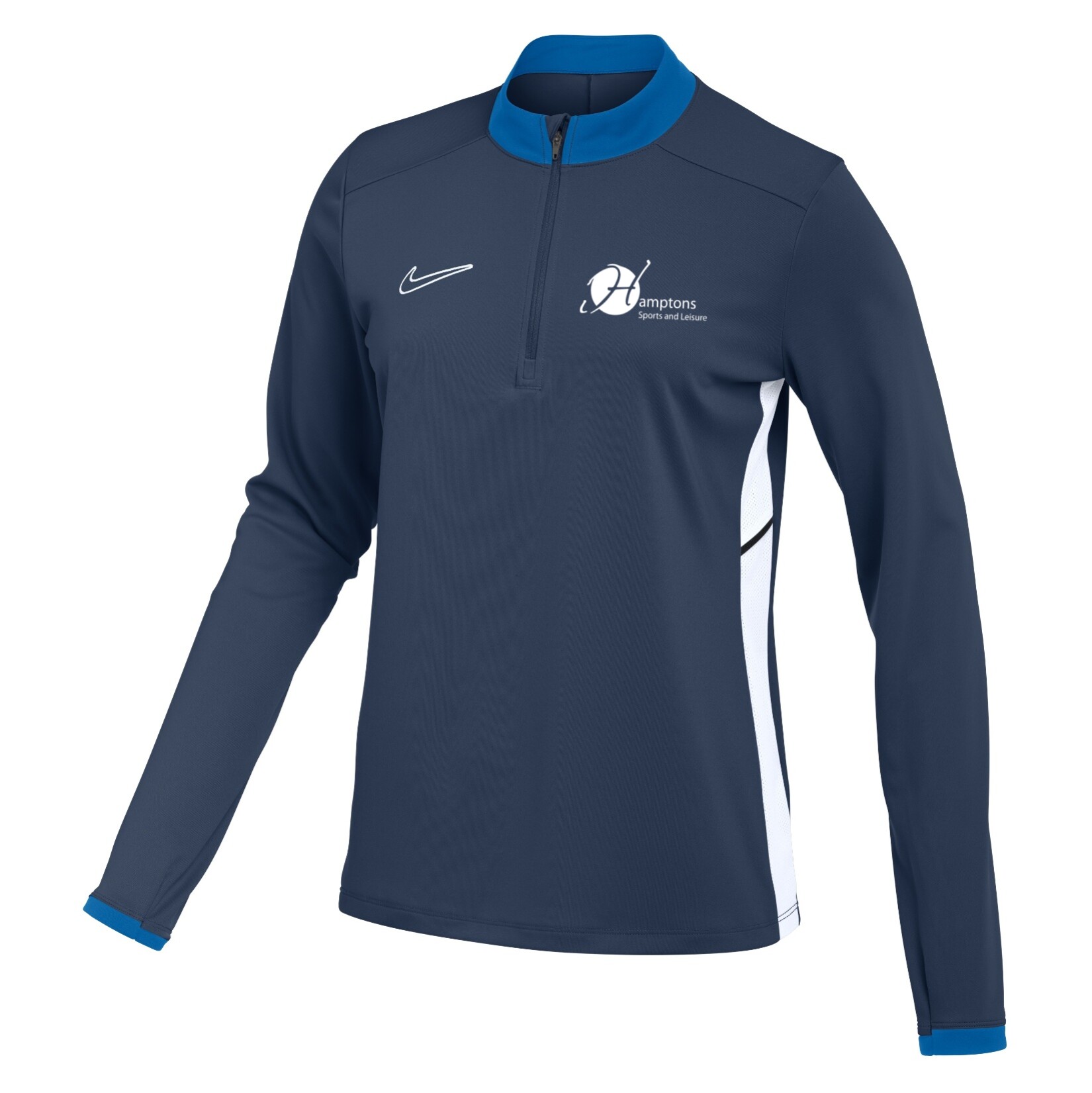 Nike Dri-FIT Academy 25 Drill Top (W) - Obsidian/Royal Blue/White