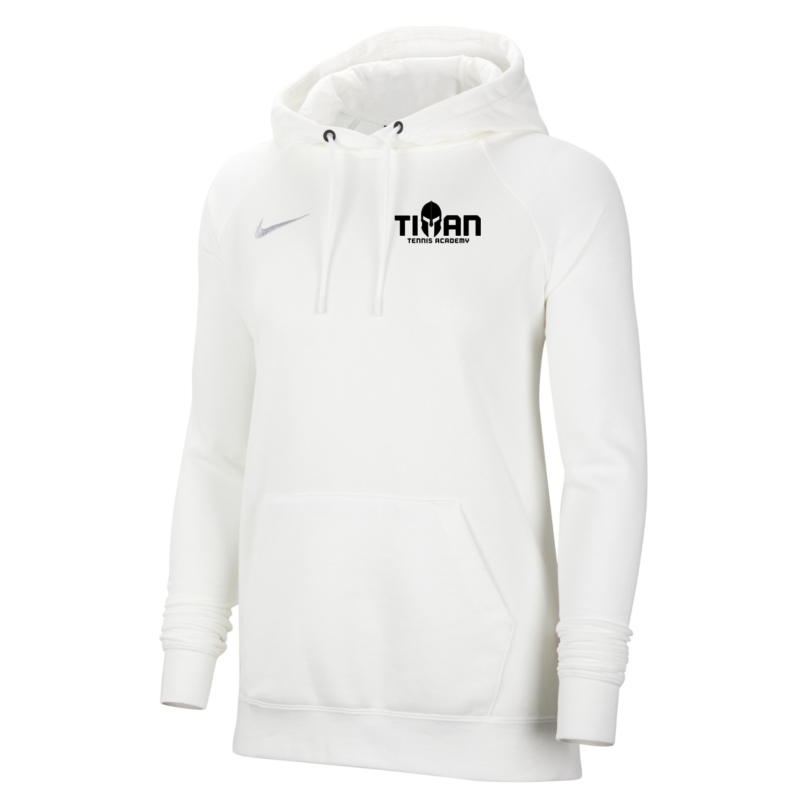 Nike Team Club 20 Hoodie (W) - White/White/Wolf Grey