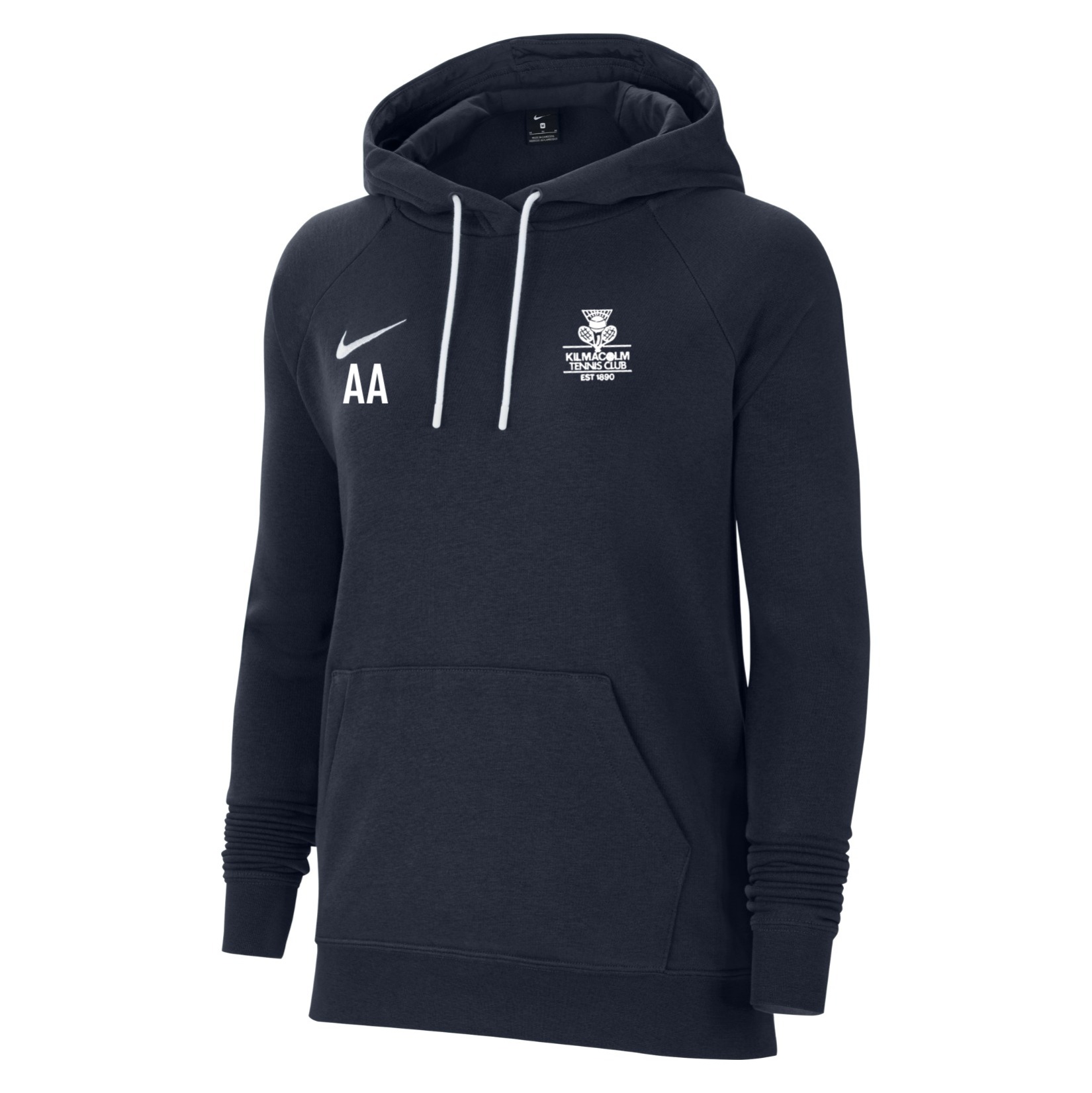 Nike Team Club 20 Hoodie (W) - Obsidian/White/White