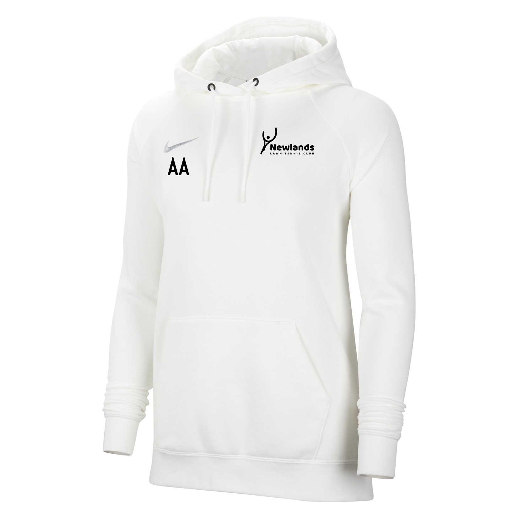 Nike Team Club 20 Hoodie (W) - White/White/Wolf Grey