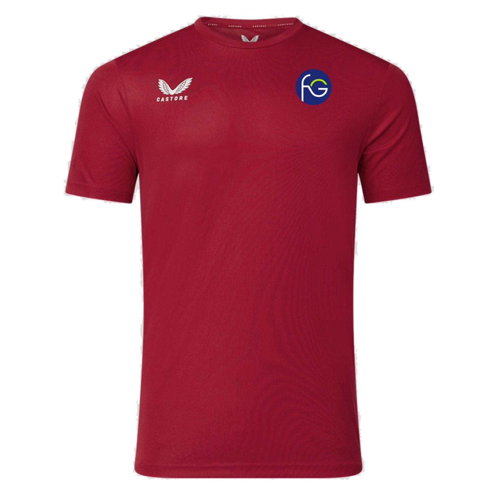 Castore Short Sleeve Training T-Shirt - Red/White