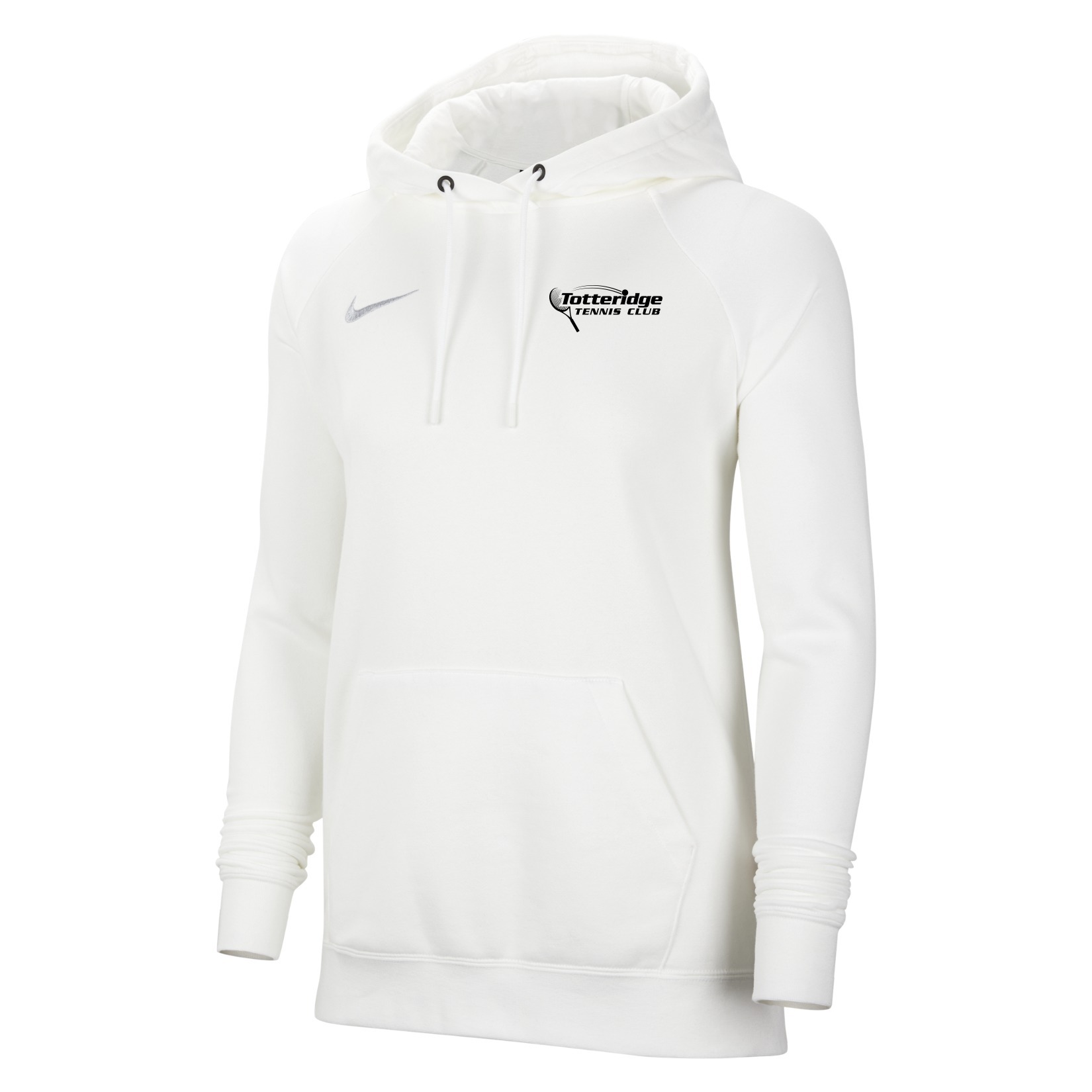 Nike Team Club 20 Hoodie (W) - White/White/Wolf Grey