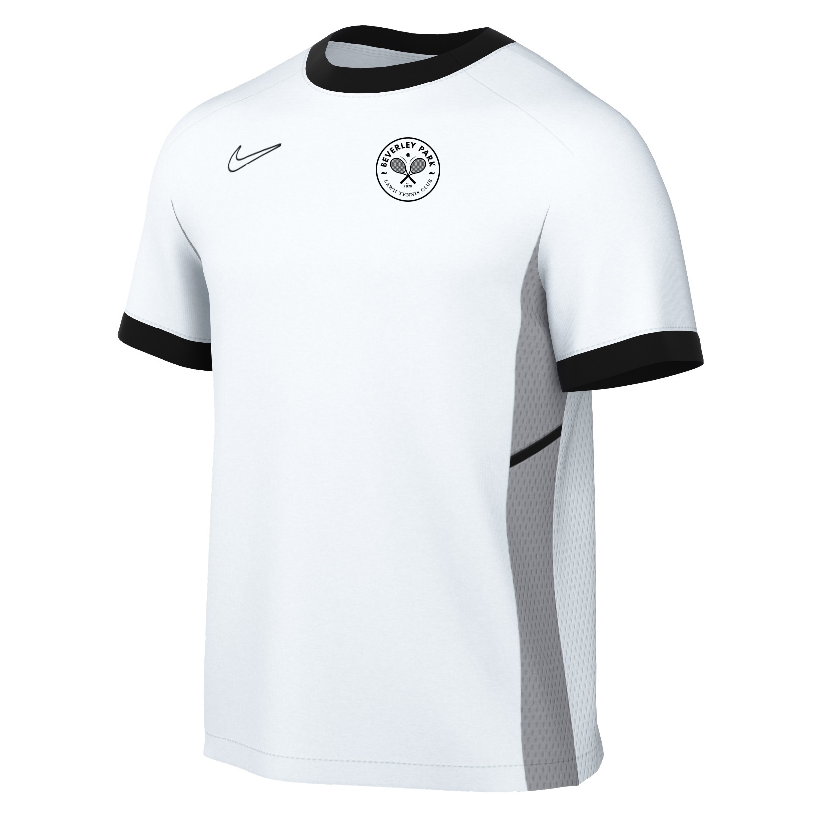 Nike Academy 25 Short-Sleeve Training Top - White/Black/Black