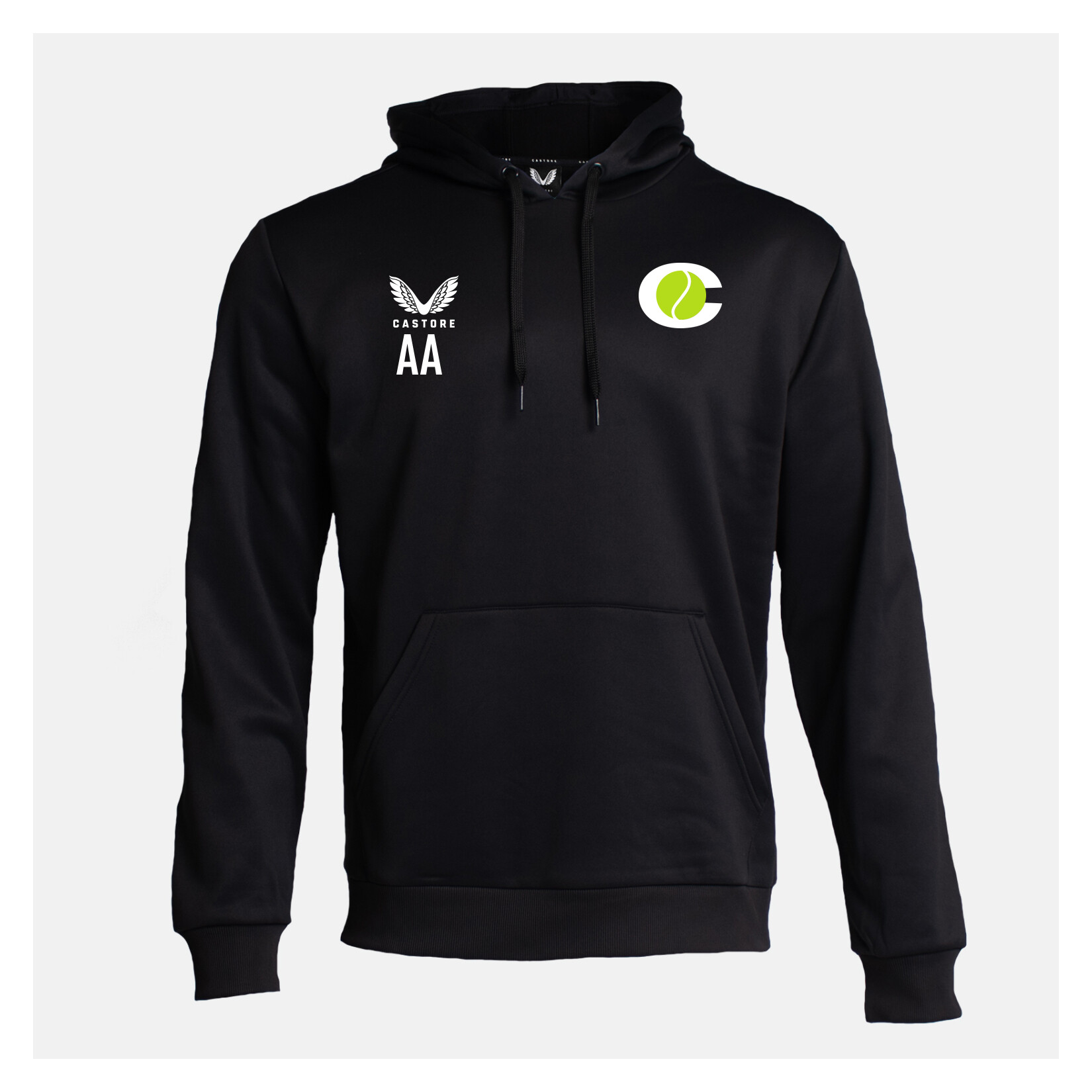 Castore Brushback Hoodie (W) - CAVIAR