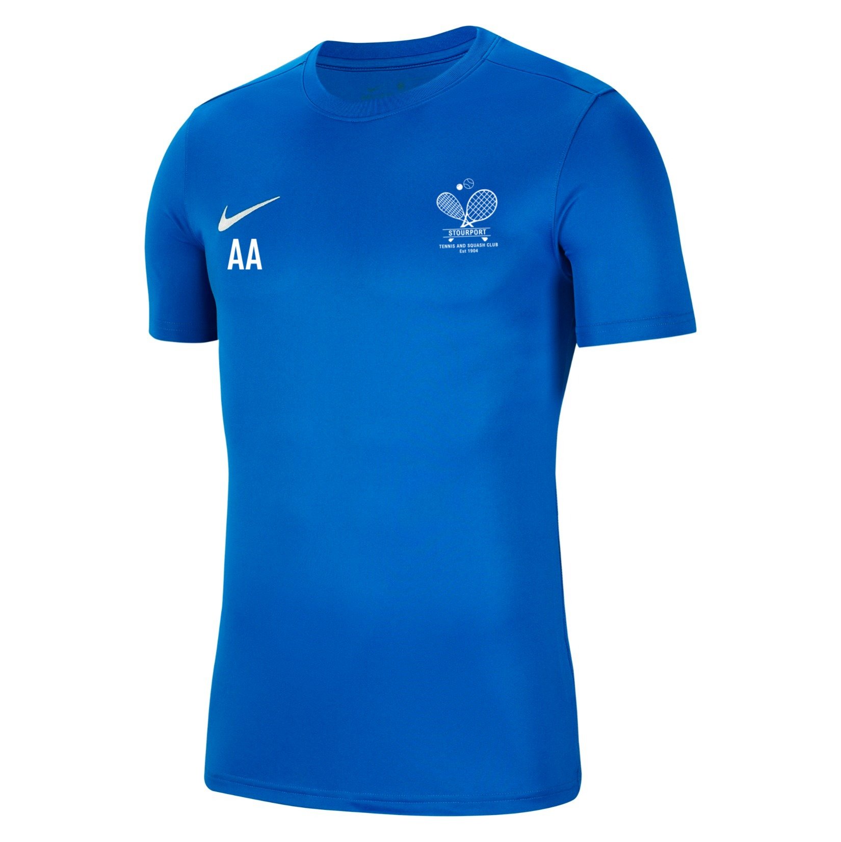 Nike Park VII Dri-FIT Short Sleeve Shirt - Royal Blue/White