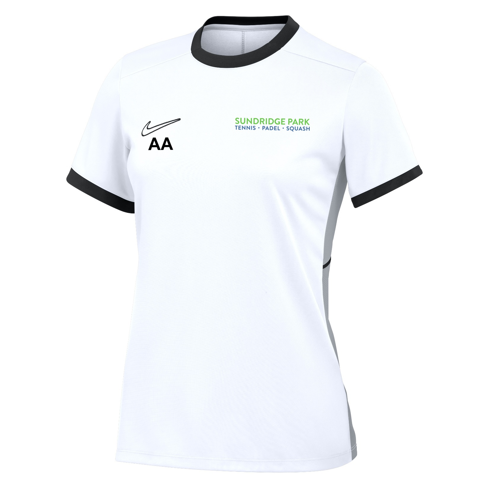 Nike Academy 25 Short-Sleeve Training Top (W) - White/Black/Black