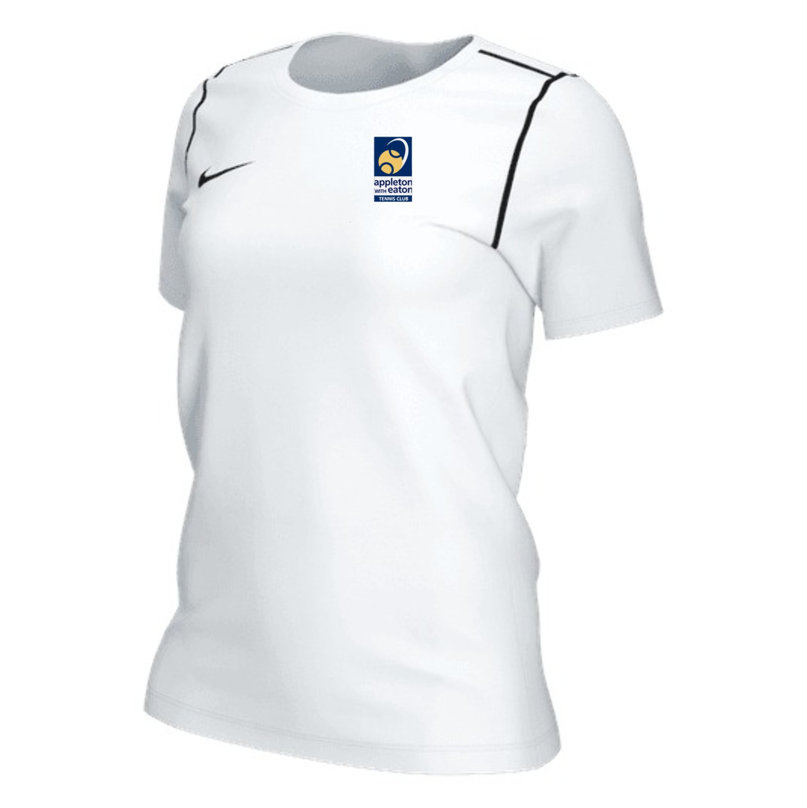 Nike Dri-FIT Park 20 Short Sleeve Top (W) - White/Black/Black