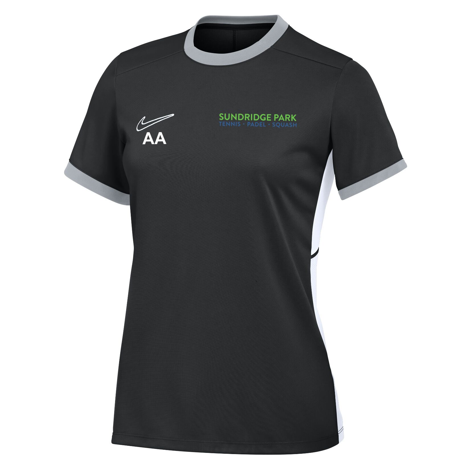 Nike Academy 25 Short-Sleeve Training Top (W) - Black/White/White