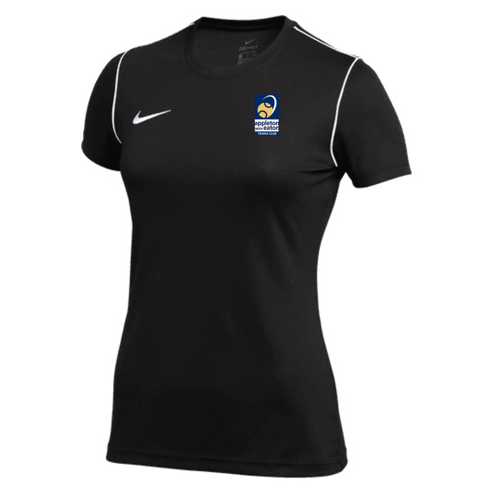 Nike Dri-FIT Park 20 Short Sleeve Top (W) - Black/White/White
