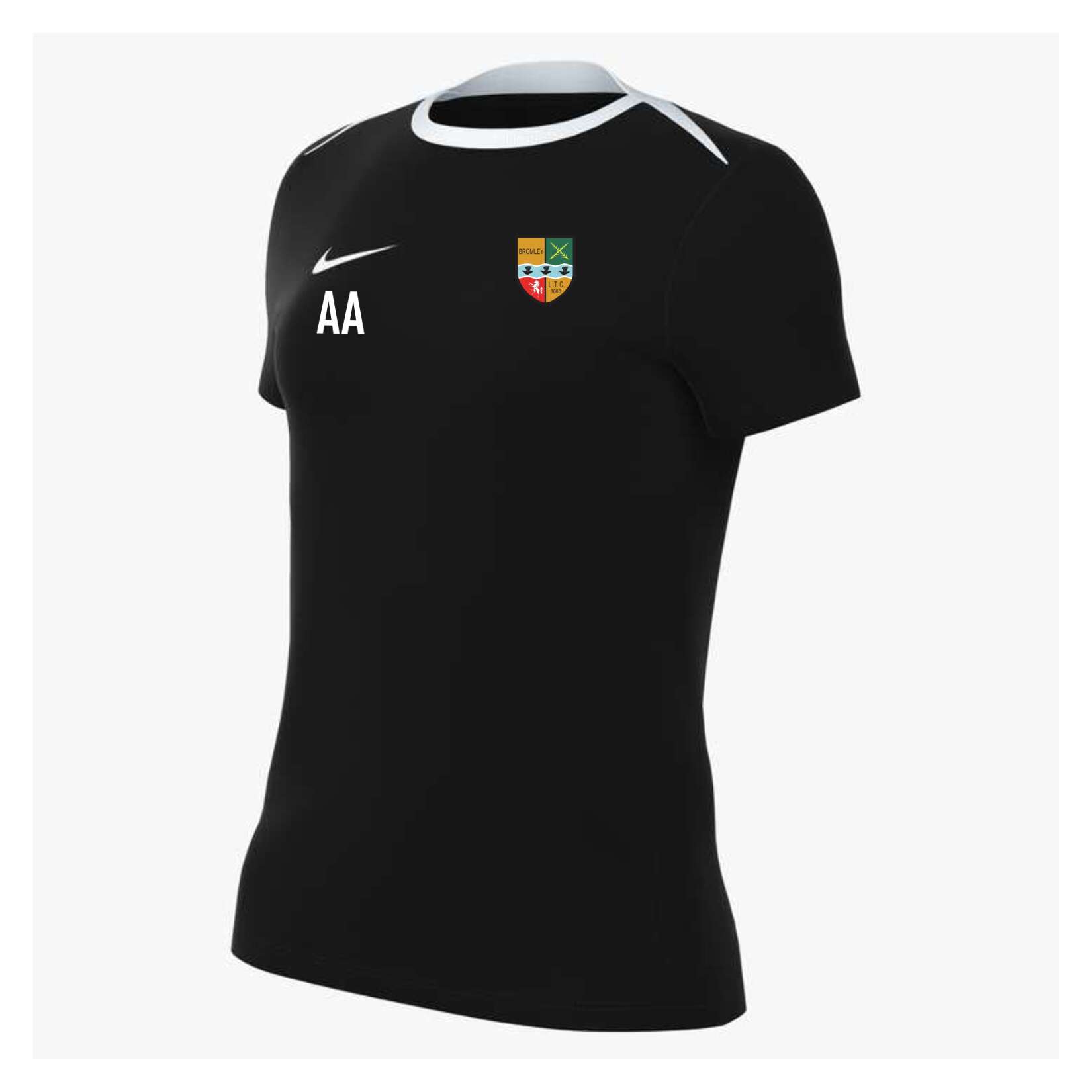 Nike Academy Pro 24 Womens Dri-FIT Short Sleeve Top (W) - Black/White/Black/White