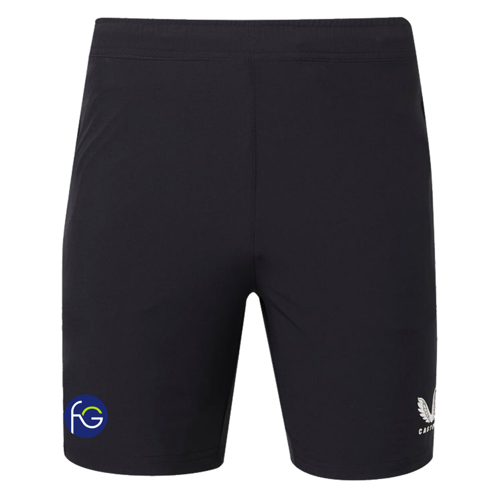Castore Woven Training Short (Zip Pockets) - Black/White