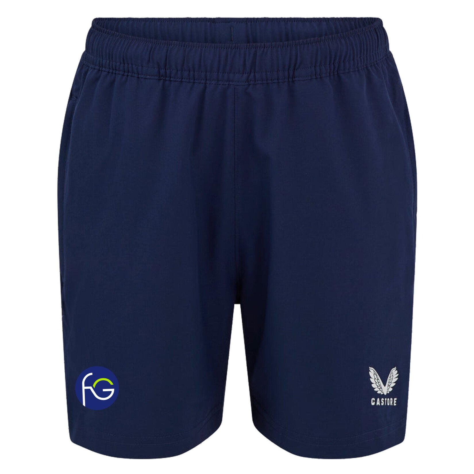 Castore Woven Training Short (Zip Pockets) - Navy/White