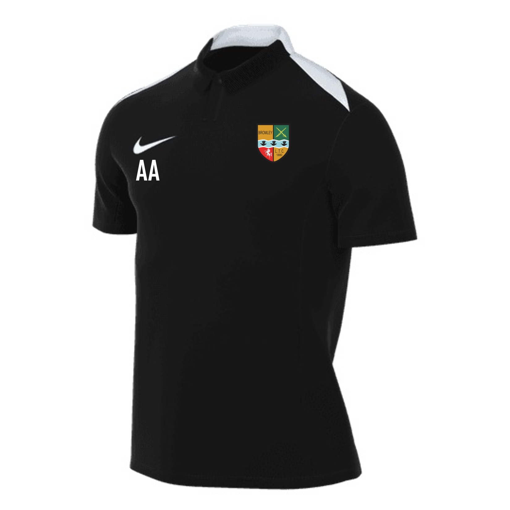 Nike Academy Pro 24 Polo - Black/Black/White/White