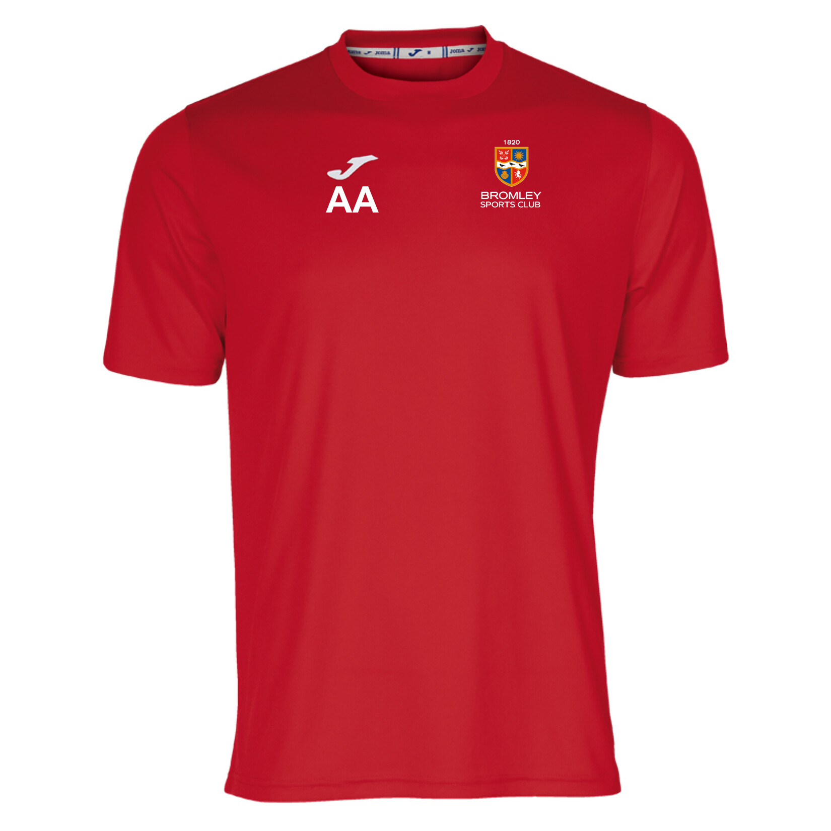 Joma Combi Short Sleeve Mens Performance Shirt - Red