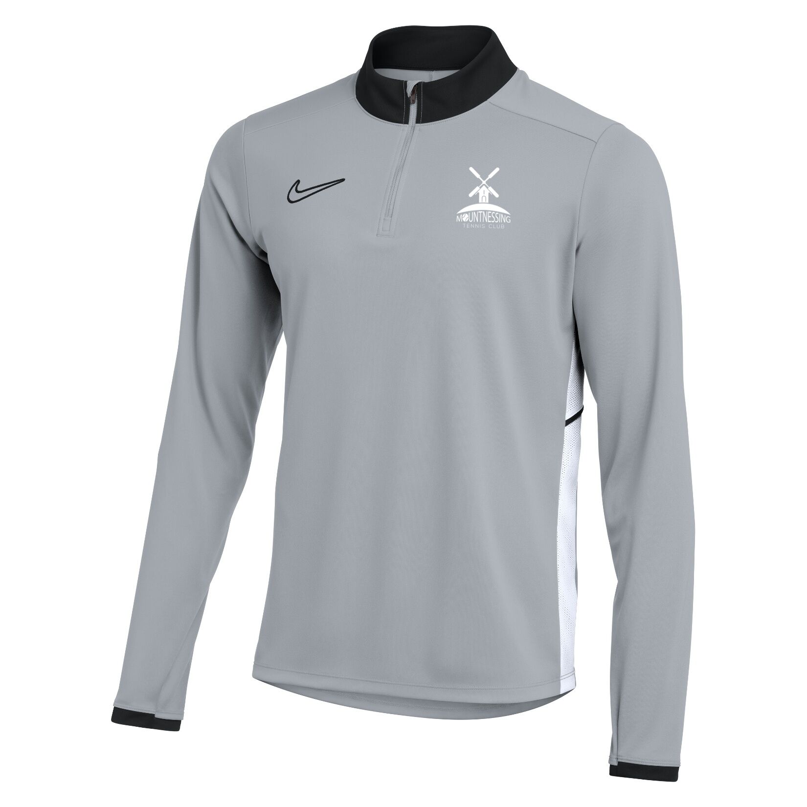 Nike Dri-FIT Academy 25 Drill Top - Wolf Grey/Black/White