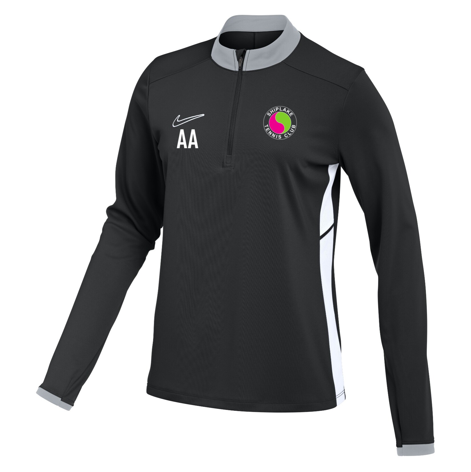 Nike Dri-FIT Academy 25 Drill Top (W) - Black/White/White