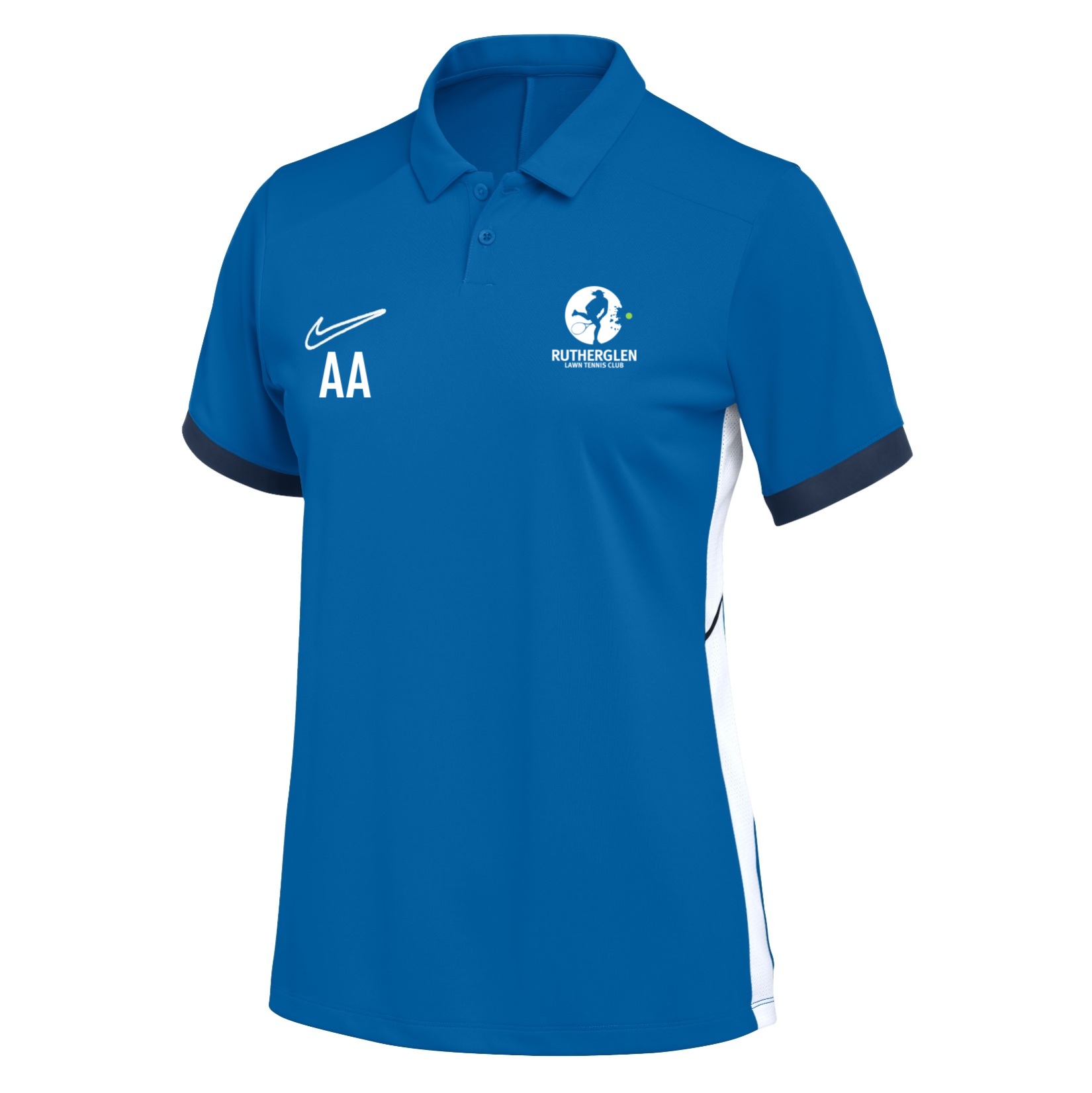 Nike Dri-FIT Academy 25 Polo (W) - Royal Blue/Obsidian/White