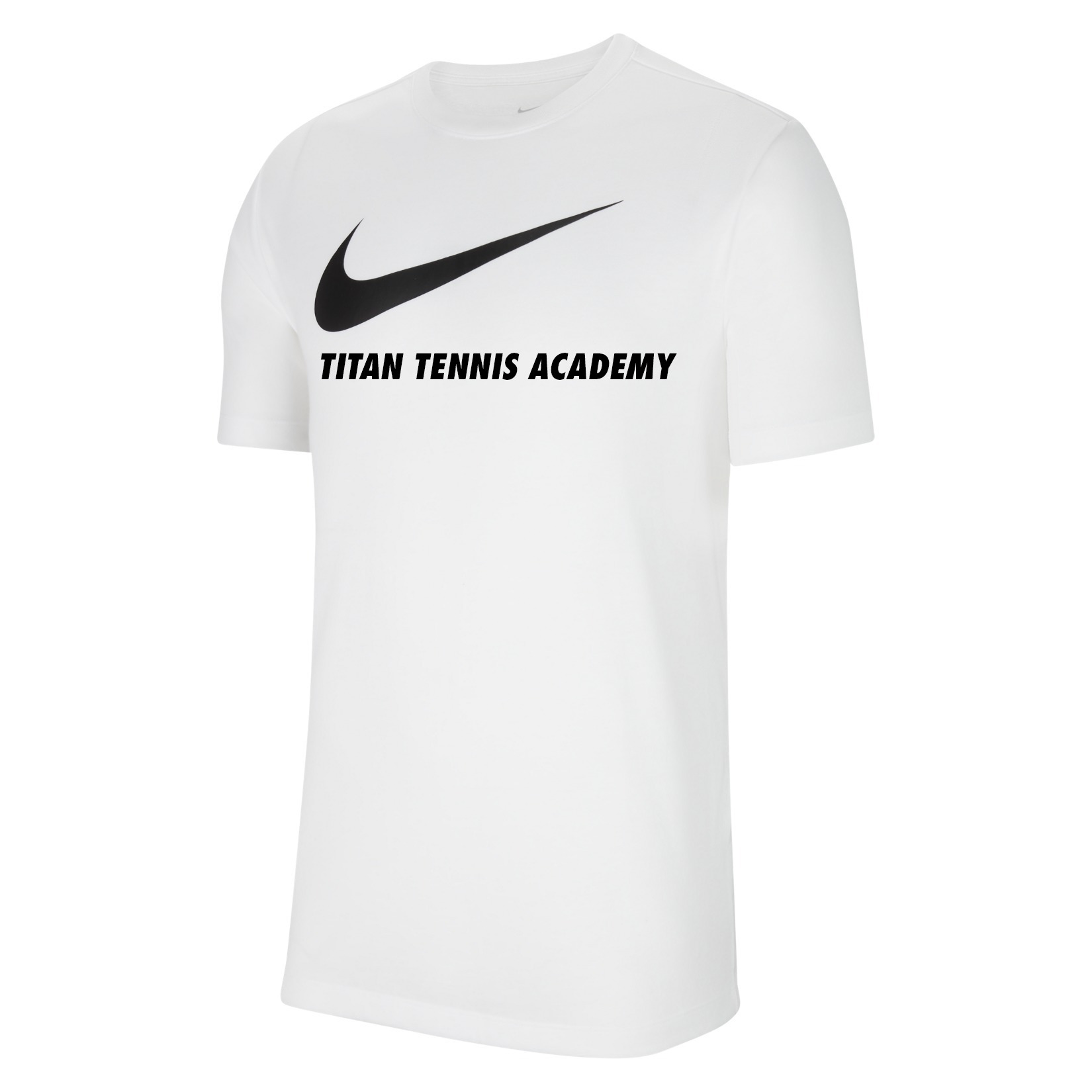 Nike Team Club 20 Swoosh Tee (M) - White/Black