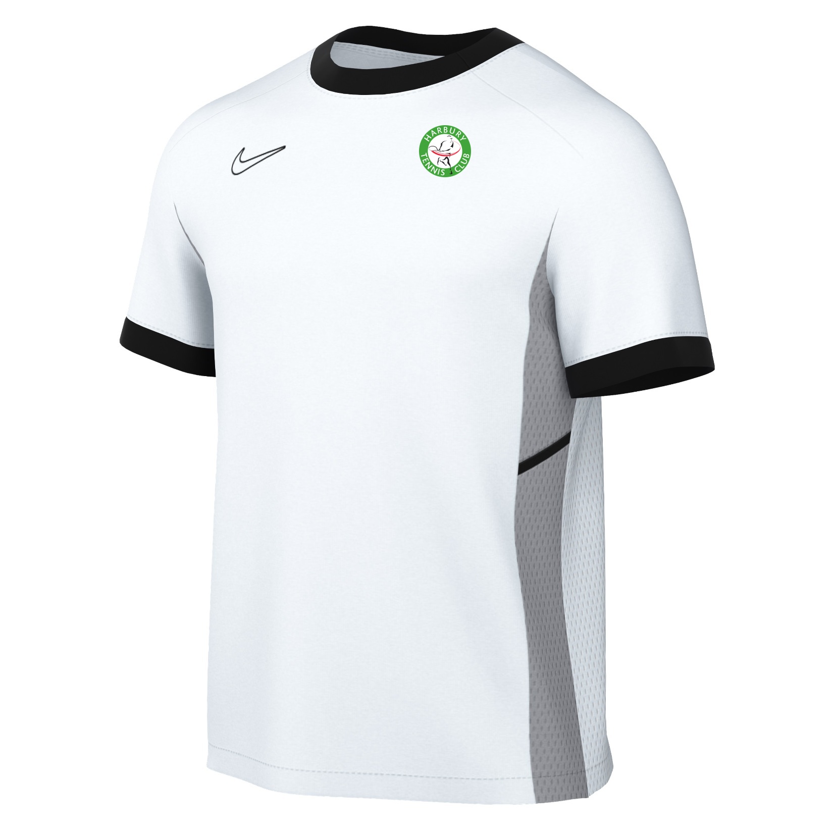 Nike Academy 25 Short-Sleeve Training Top - White/Black/Black