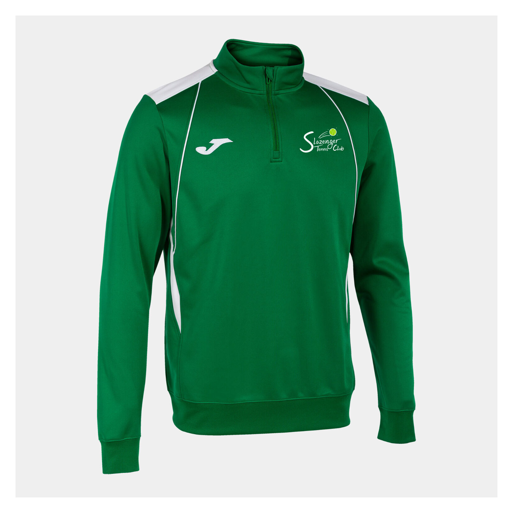 Joma Championship VII 1/2 Zip Sweatshirt - Green/White
