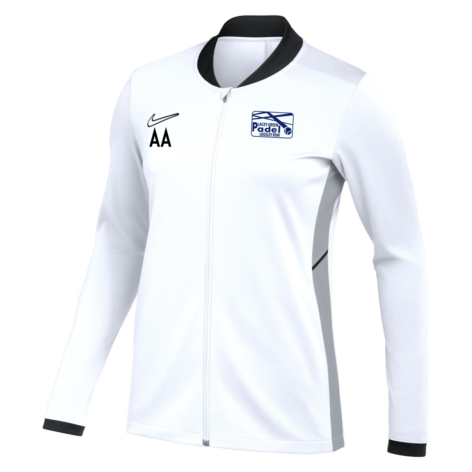 Nike Dri-FIT Academy 25 Knit Track Jacket (W) - White/Black/Black