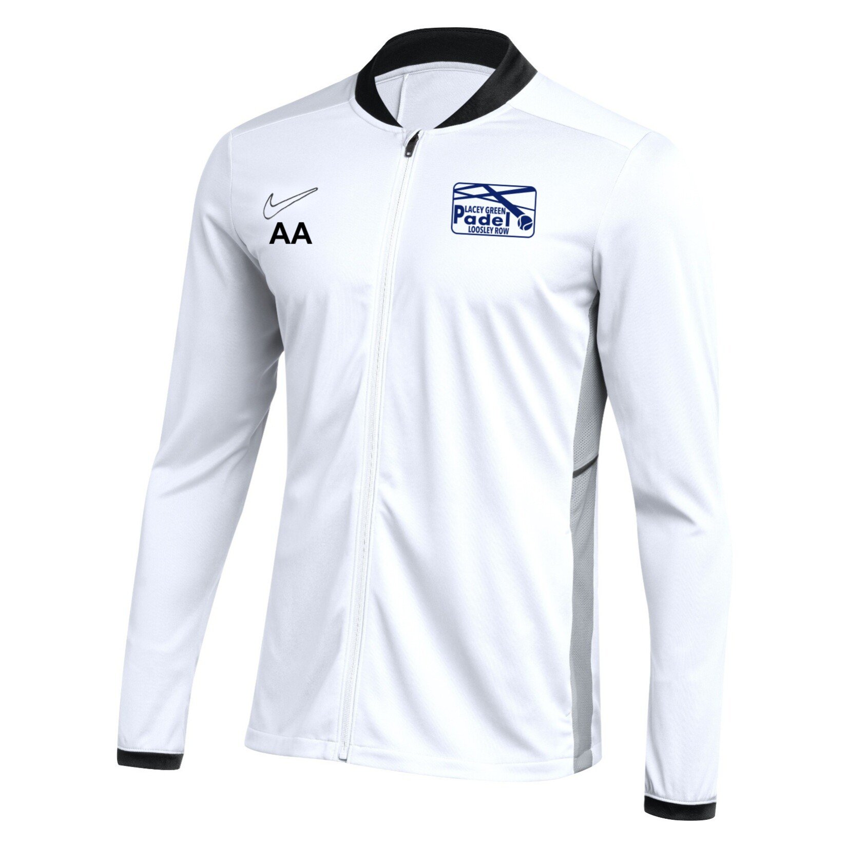 Nike Dri-FIT Academy 25 Knit Track Jacket - White/Black/Black