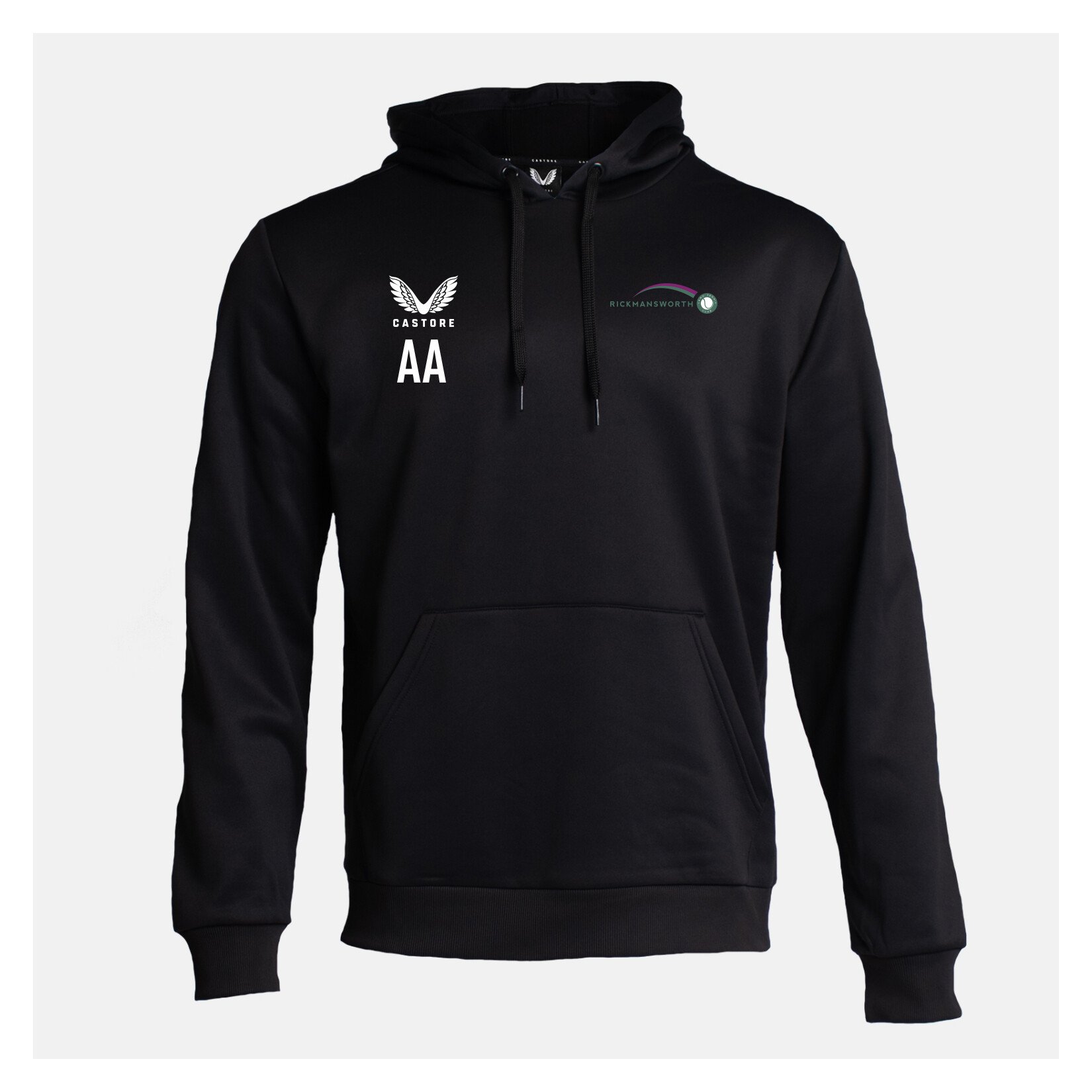 Castore Brushback Hoodie (W) - CAVIAR