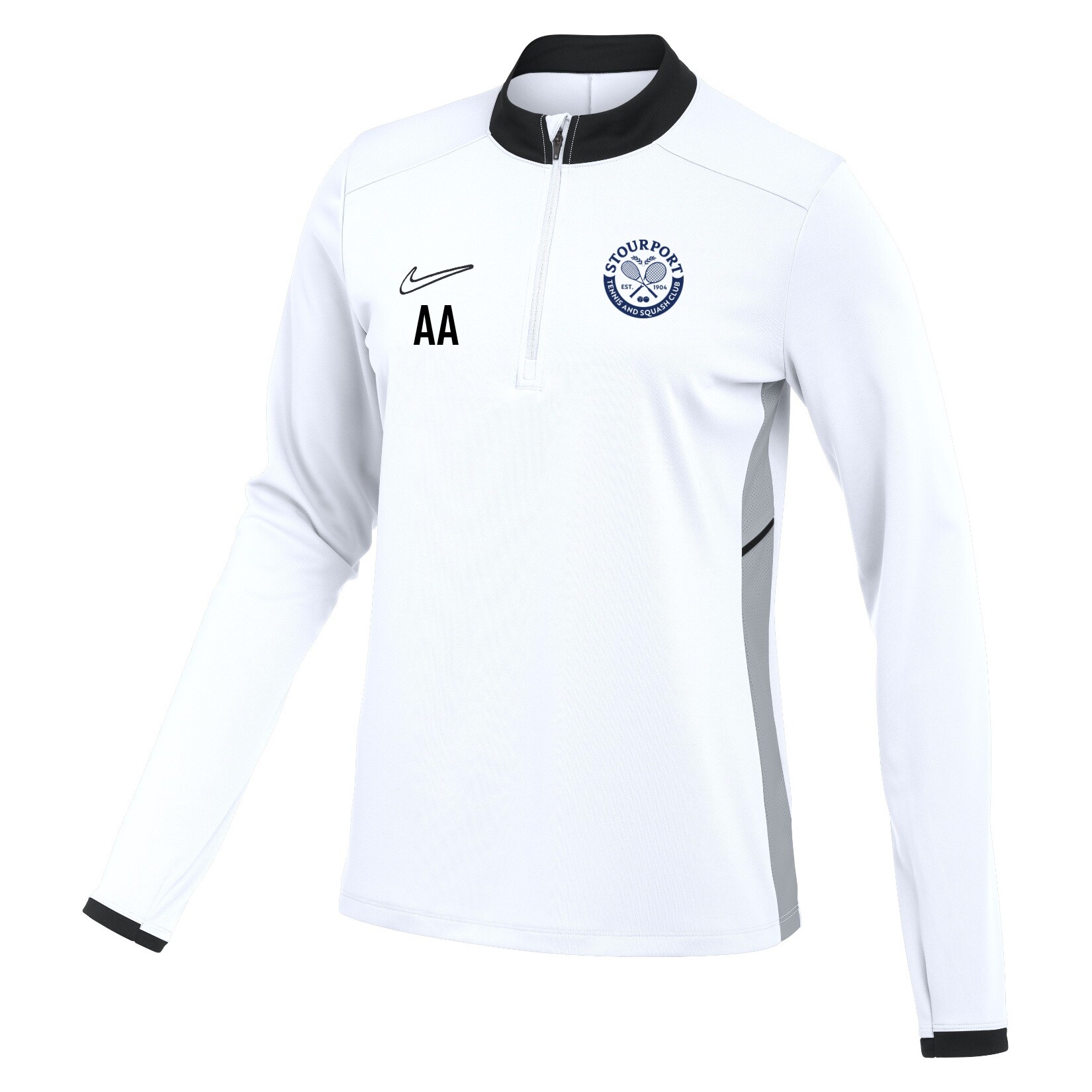 Nike Dri-FIT Academy 25 Drill Top (W) - White/Black/Black