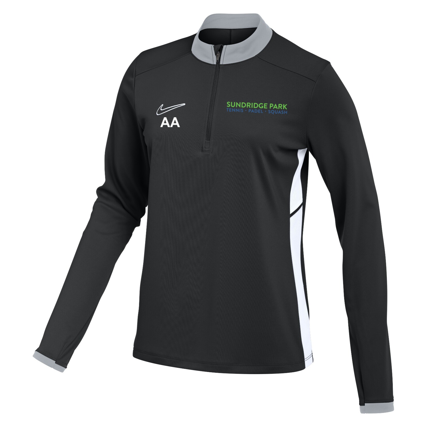 Nike Dri-FIT Academy 25 Drill Top (W) - Black/White/White