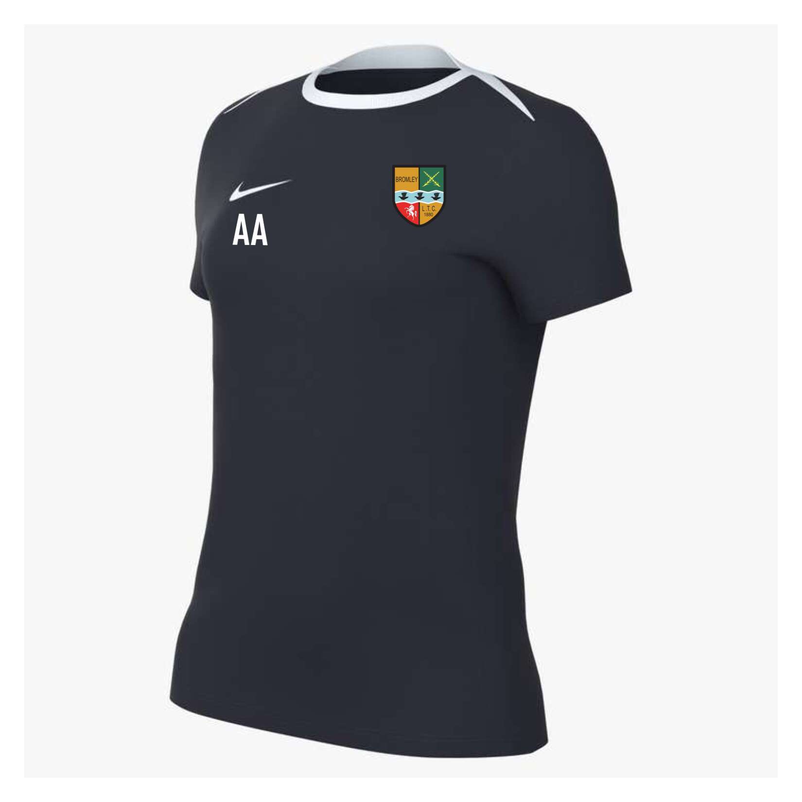 Nike Academy Pro 24 Womens Dri-FIT Short Sleeve Top (W) - Obsidian/White/Obsidian/White