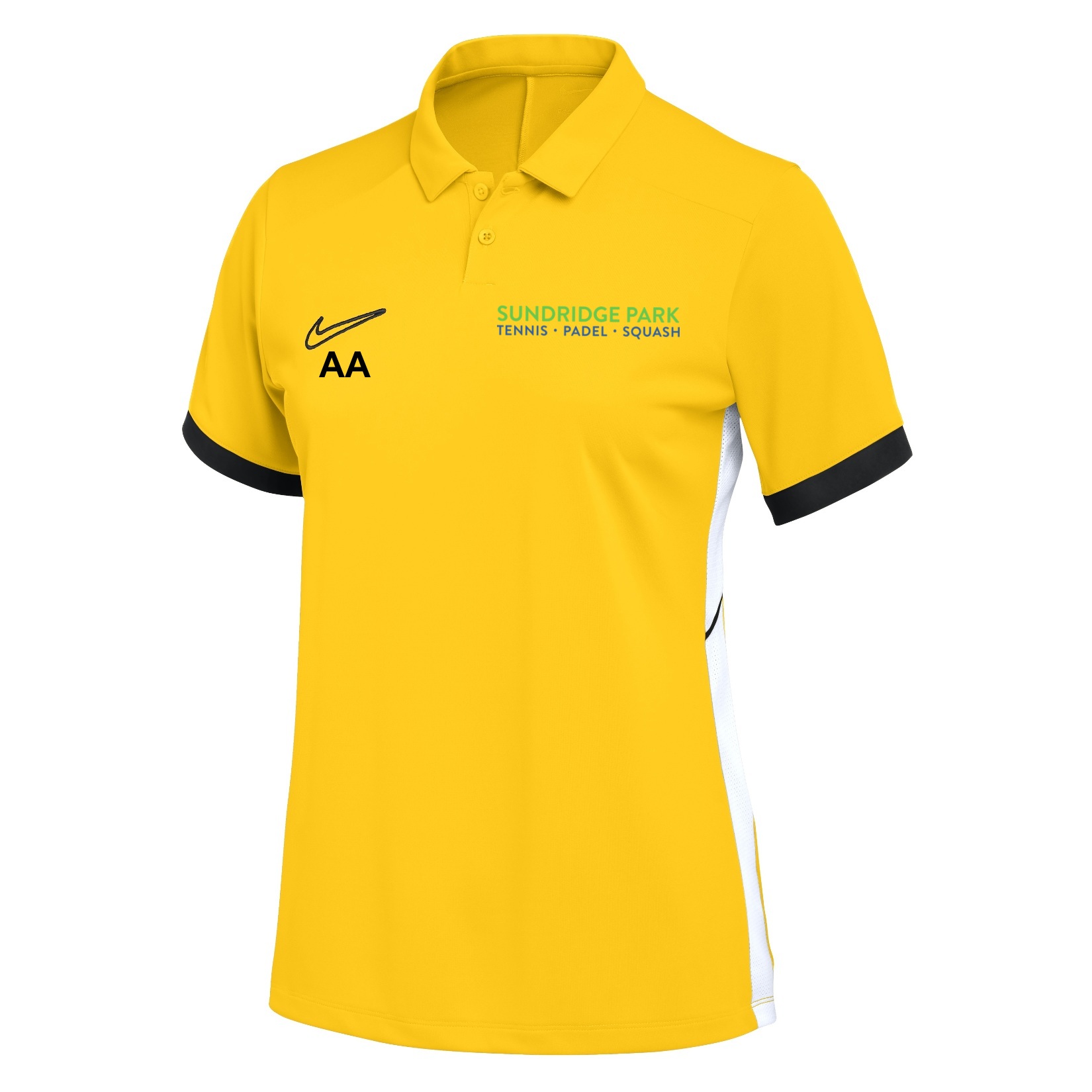 Nike Dri-FIT Academy 25 Polo (W) - Tour Yellow/University Gold/Black