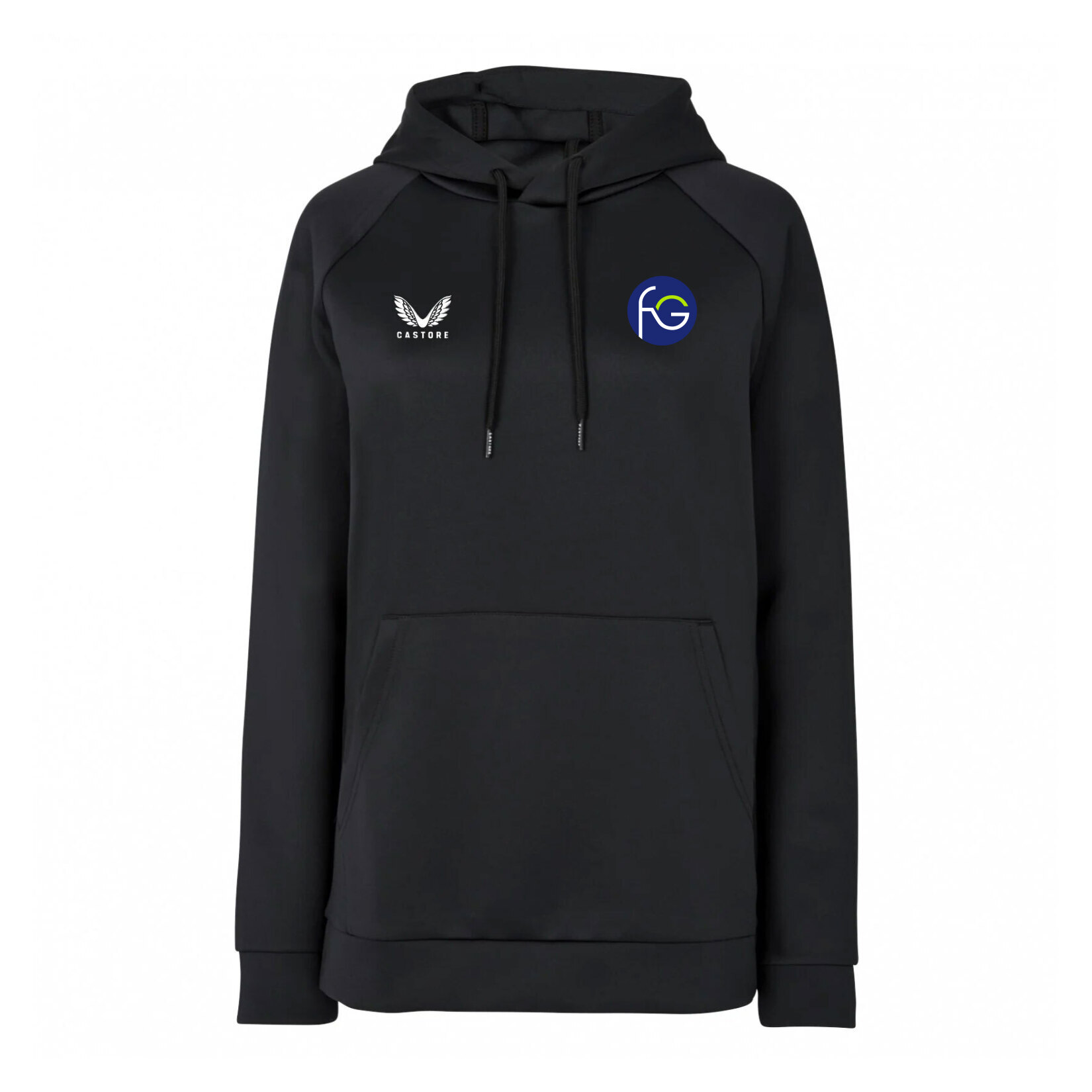 Castore Scuba Overhead Hoodie (W) - Black/White