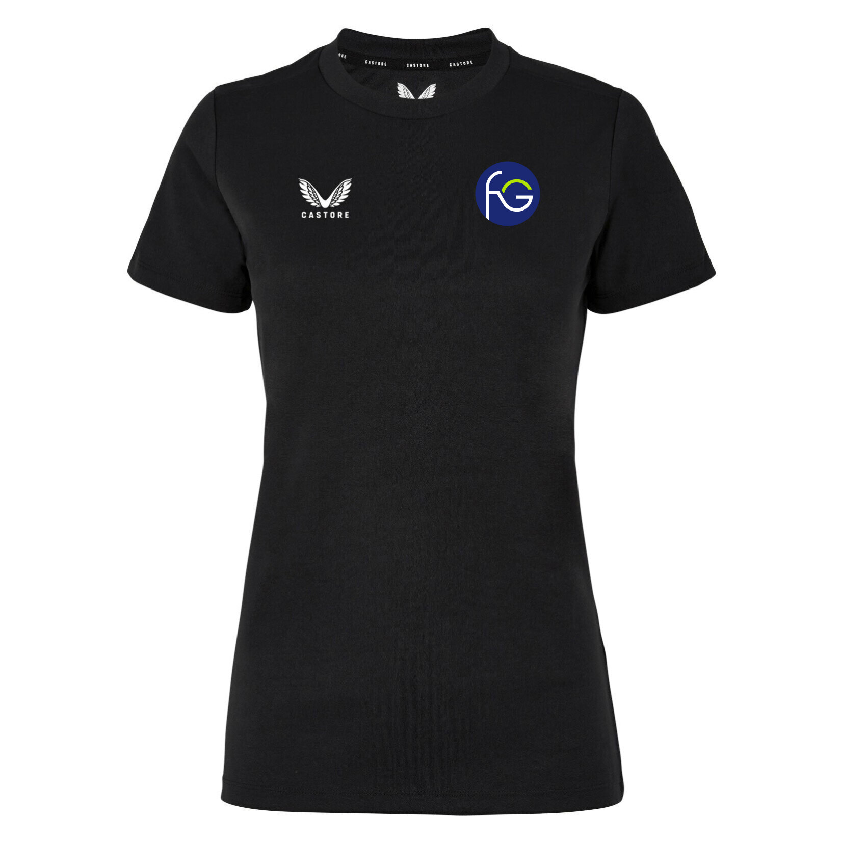 Castore Short Sleeve Womens Training Tee - Black/White
